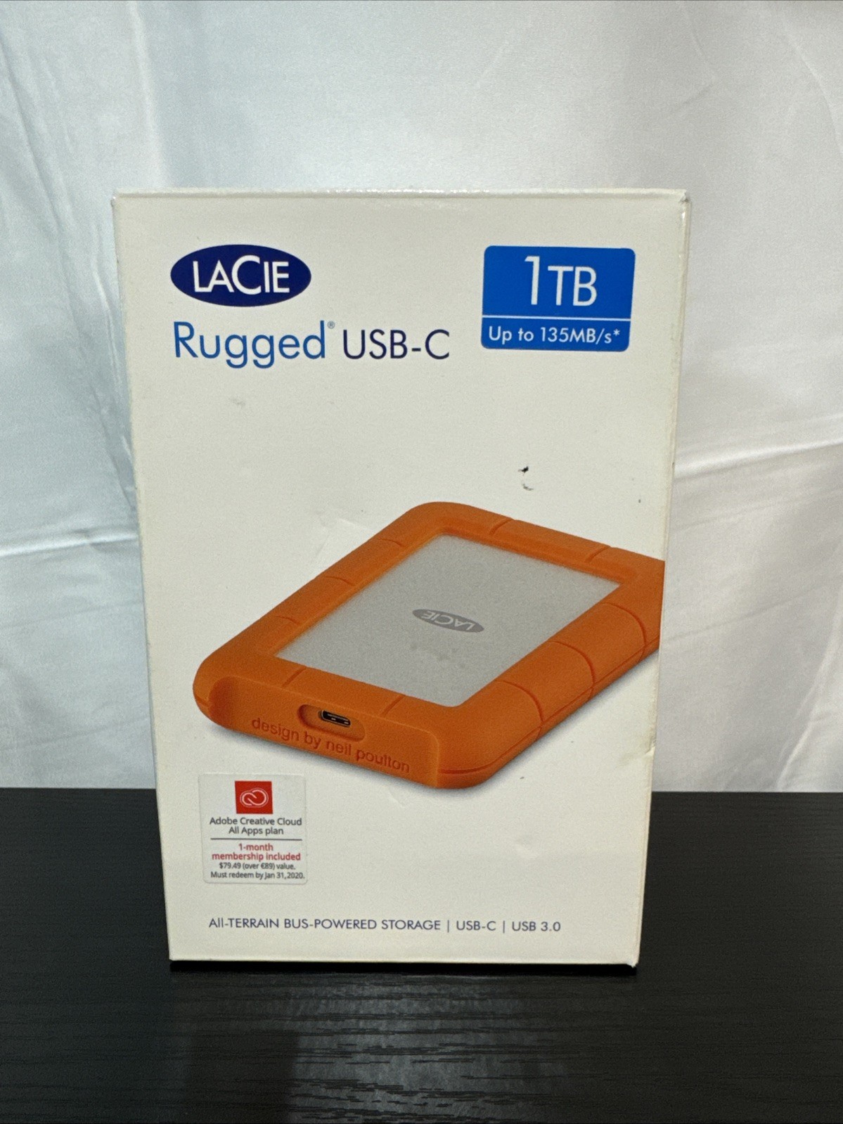 LaCie STFR1000800 1TB,External,5400 RPM, 3.5 inch Hard Drive - NEW SEALED