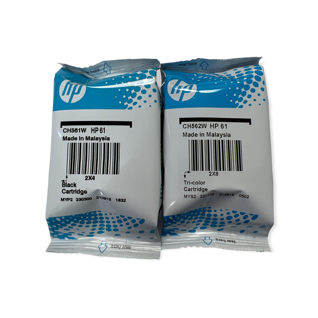 HP 61 Combo Black and Color Genuine Ink Cartridges exp 2024