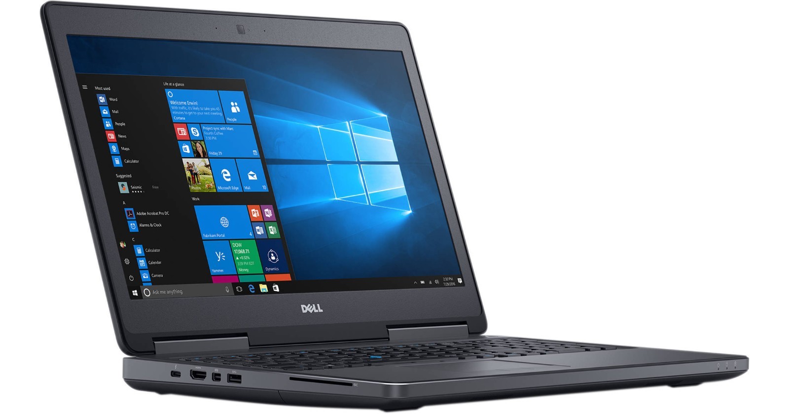 FOR PARTS Dell Precision 7740 17.3" Laptop Intel i7-9850H 32GB RAM 512GB SSD