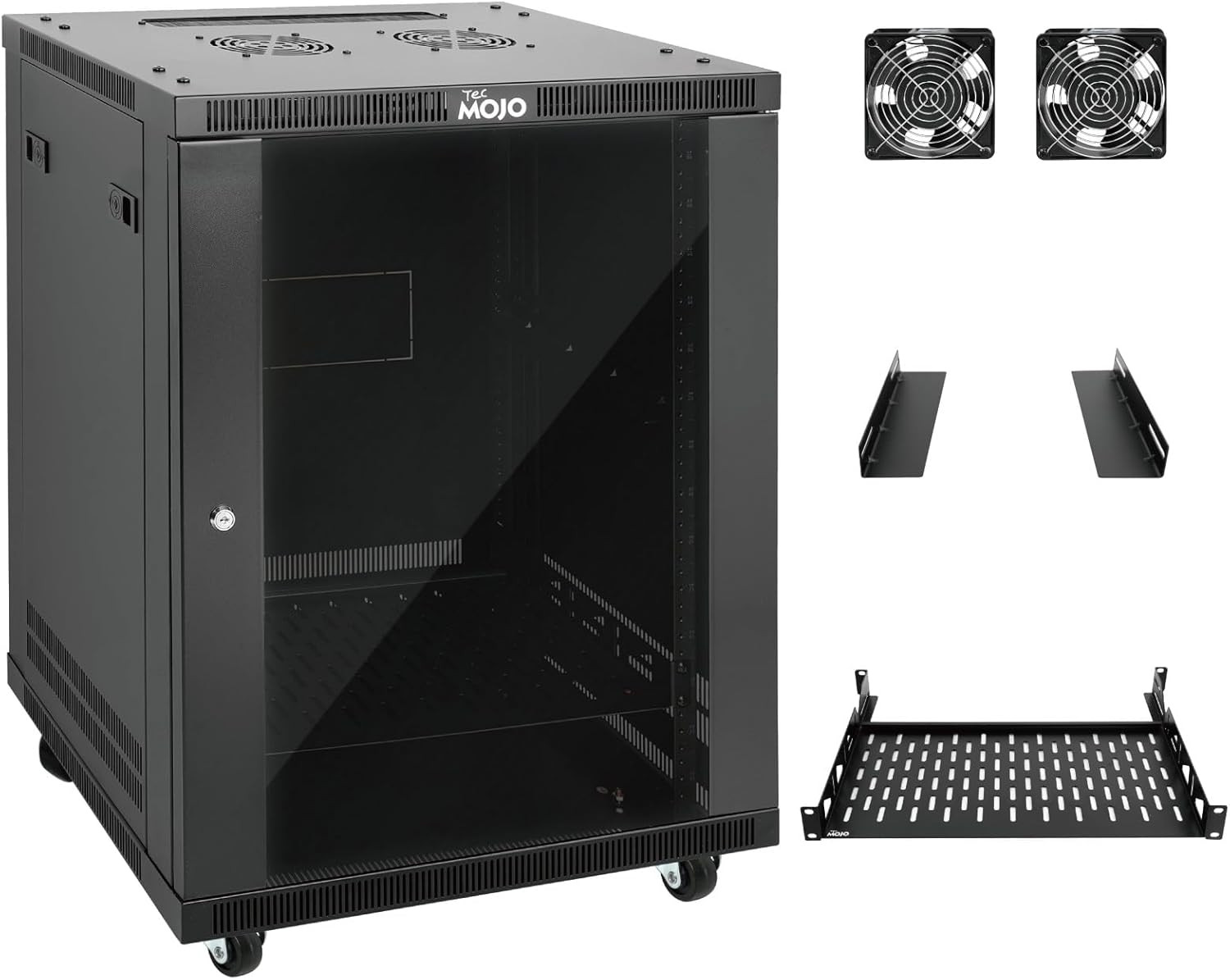 15 Racks Used 15U Wall Mount Rack,15U Rack 17.7 Inch Depth,Hold up to 176 Lbs ...