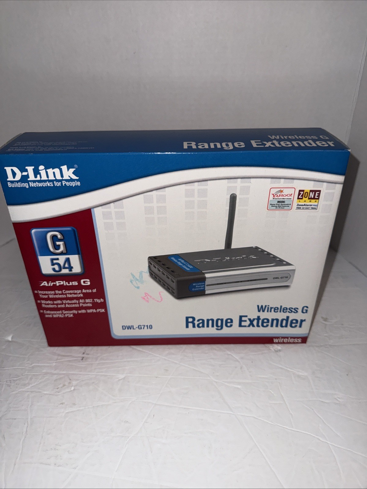 D-LINK AirPlus G - G54 - Wireless G Range Extender - 802.11g - DWL-G710
