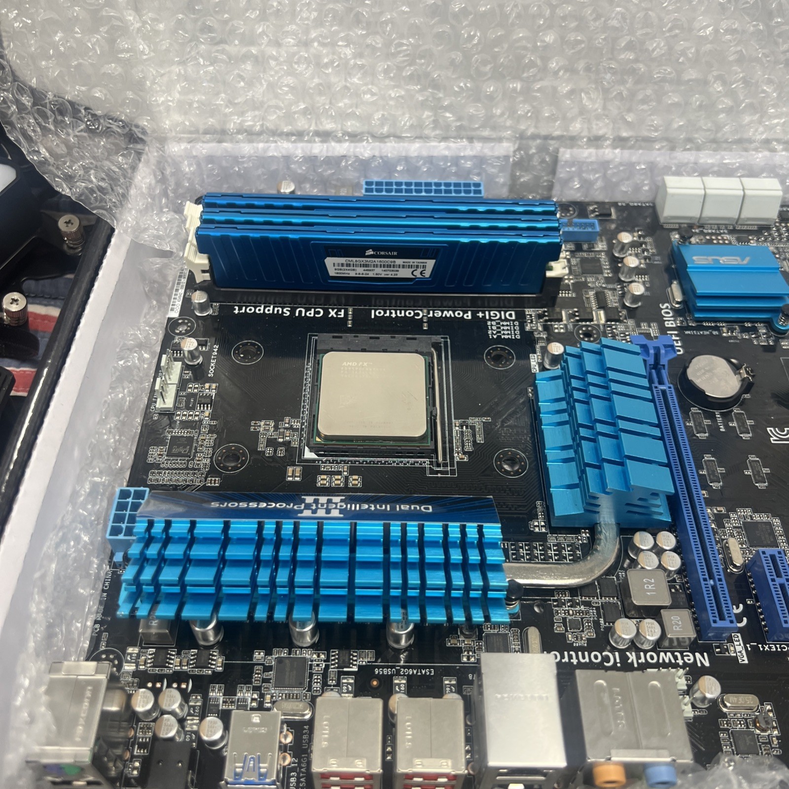 COMBO CPU FX9590 5.0 GHZ TURBO WITH ASUS M5A99X EVO R2.0 ATX DDR3 Socket AM3+ 
