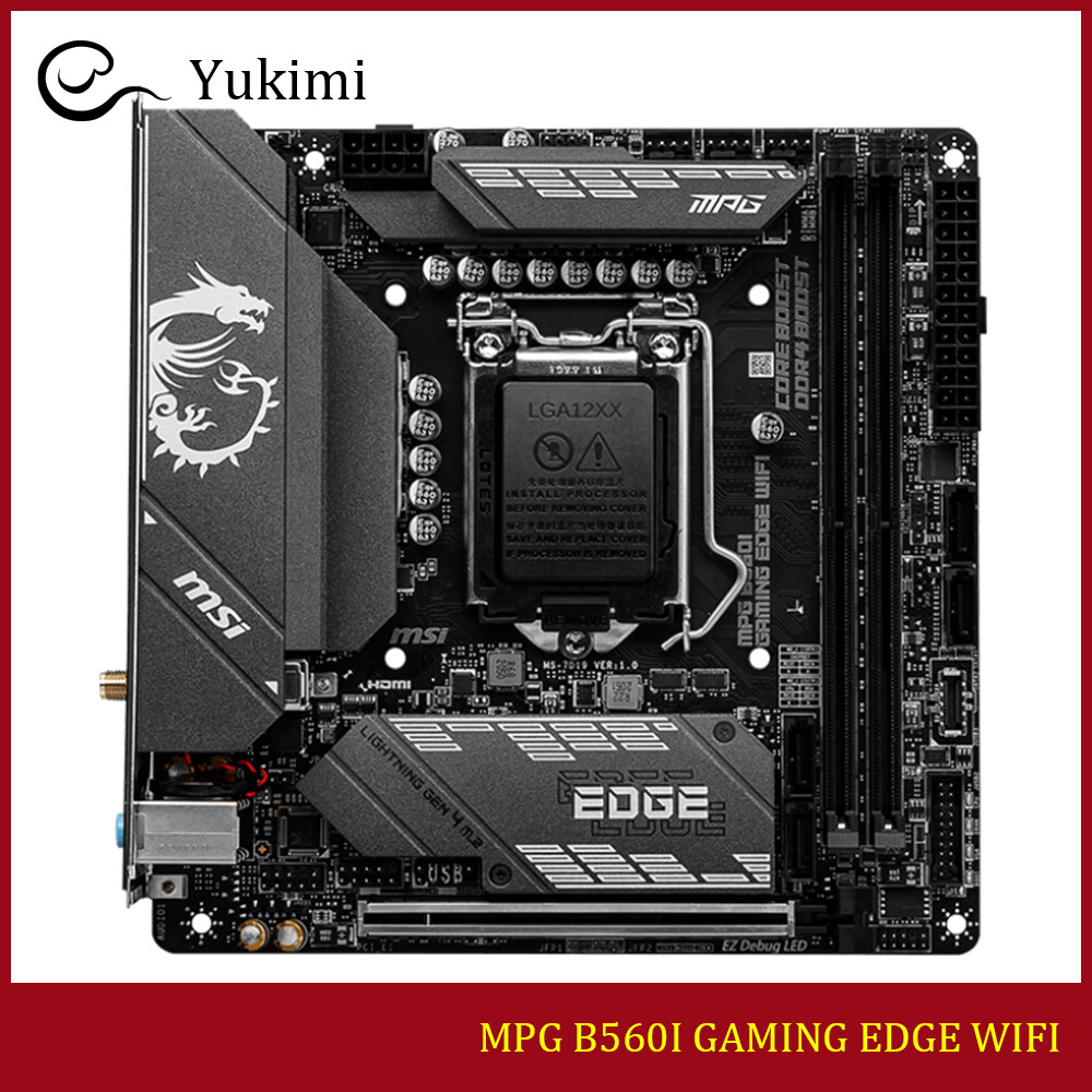 FOR MSI MPG B560I GAMING EDGE WIFI DDR4 LGA1200 64GB Mini-ITX Motherboard