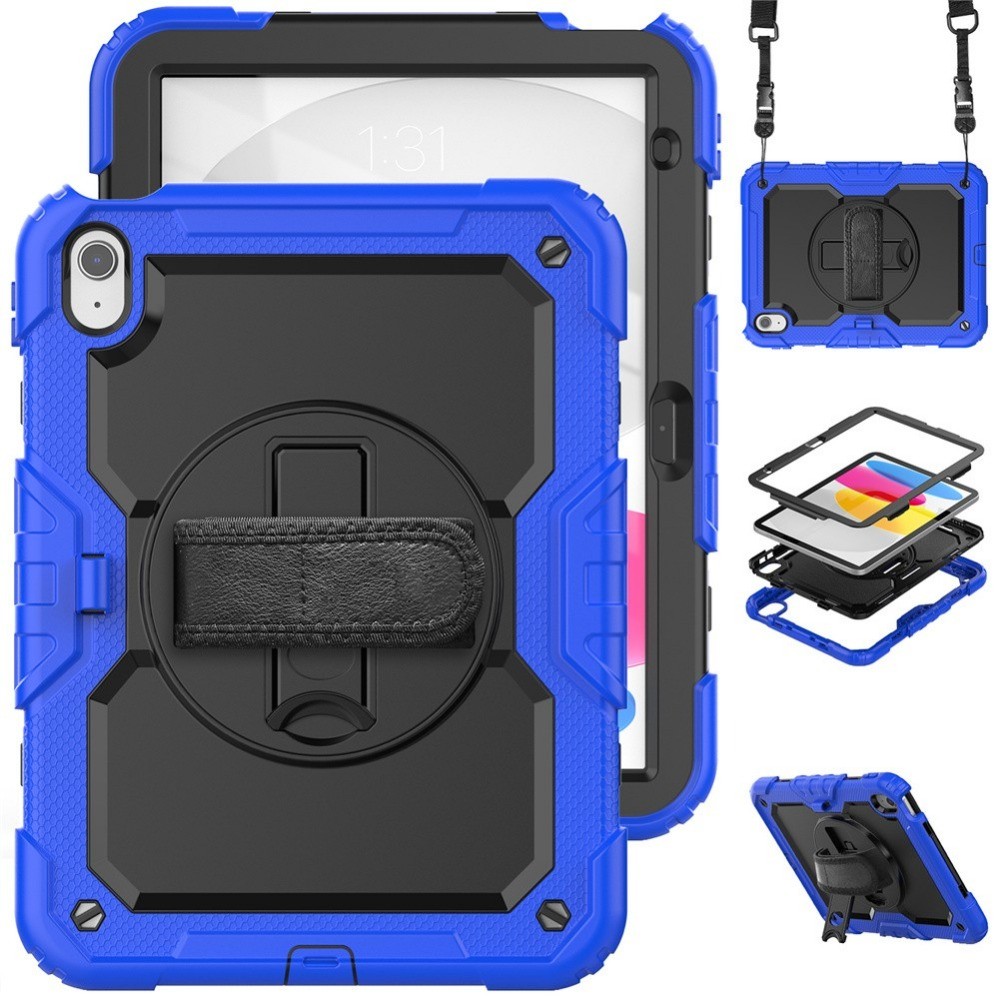 Fr iPad A16 11th 10th Gen 2025 Case Heavy Duty Shockproof Stand Screen Cover+