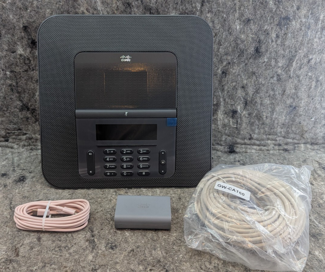 Cisco 8832 IP Conference Phone - Charcoal (CP-8832) + Cisco CP-8832-POE 🔥New🔥