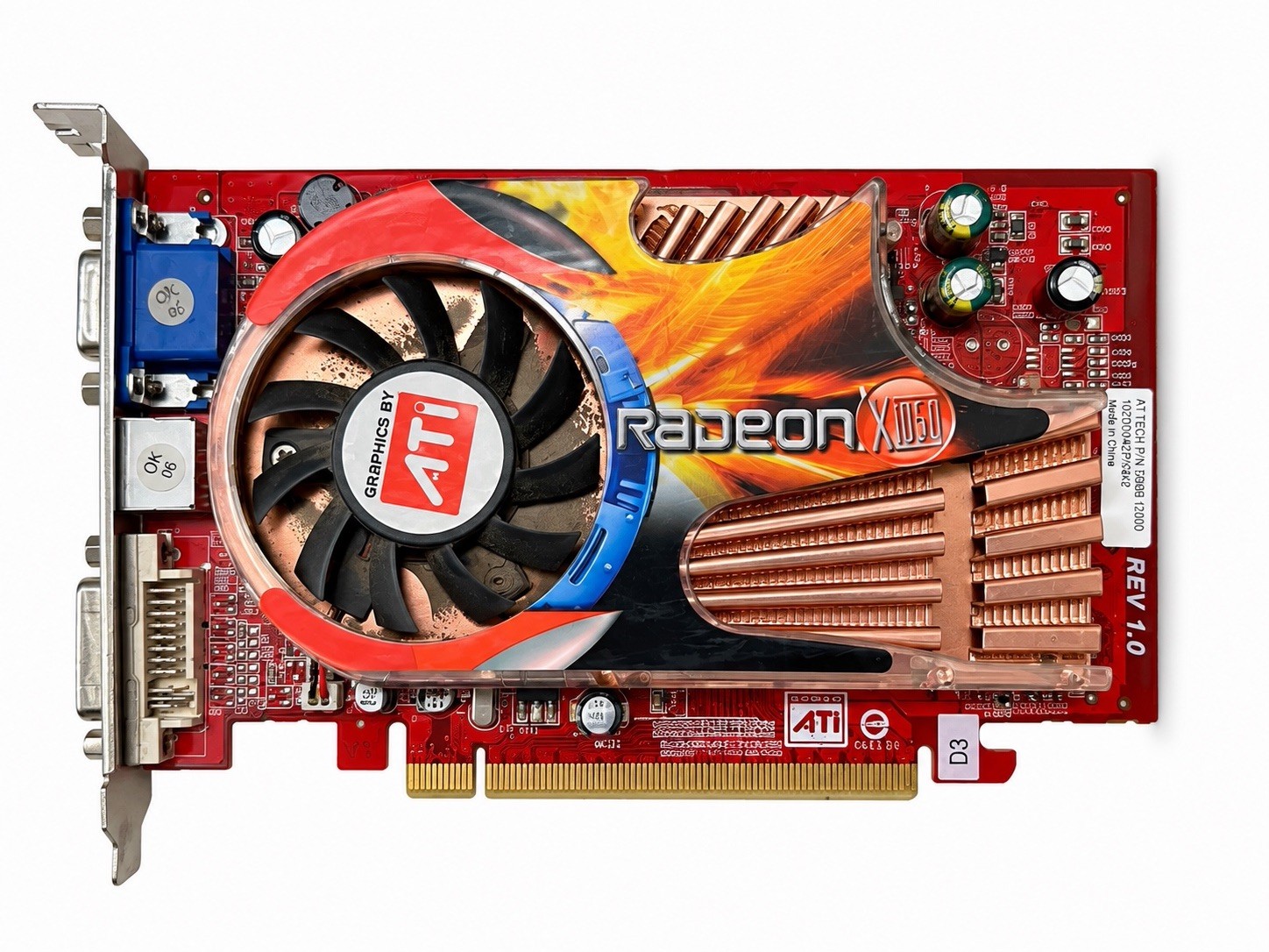 VisionTek ATI Radeon X1050 512MB PCIe Video Card VGA DVI S-Video VT-400139