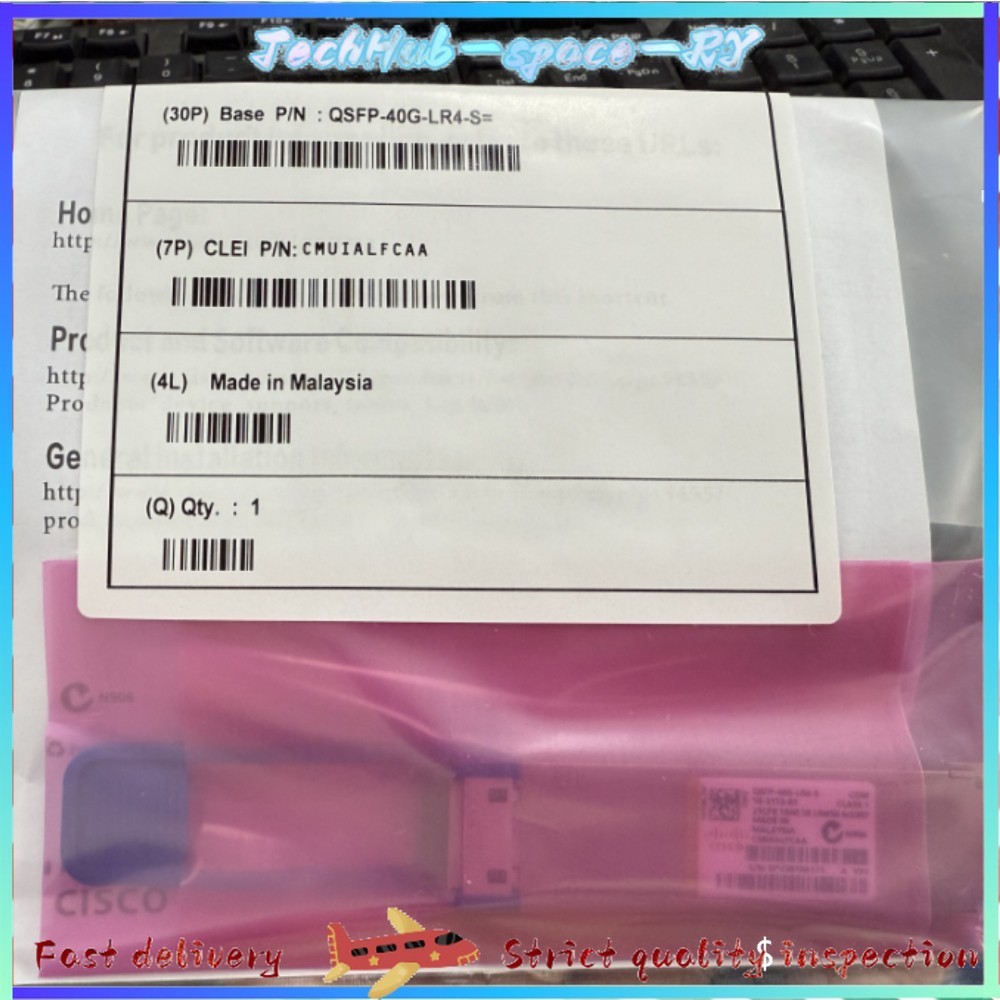 QSFP-100G-LR4-S Cisco QSFP Transceiver Module Hologram , New Sealed Bag