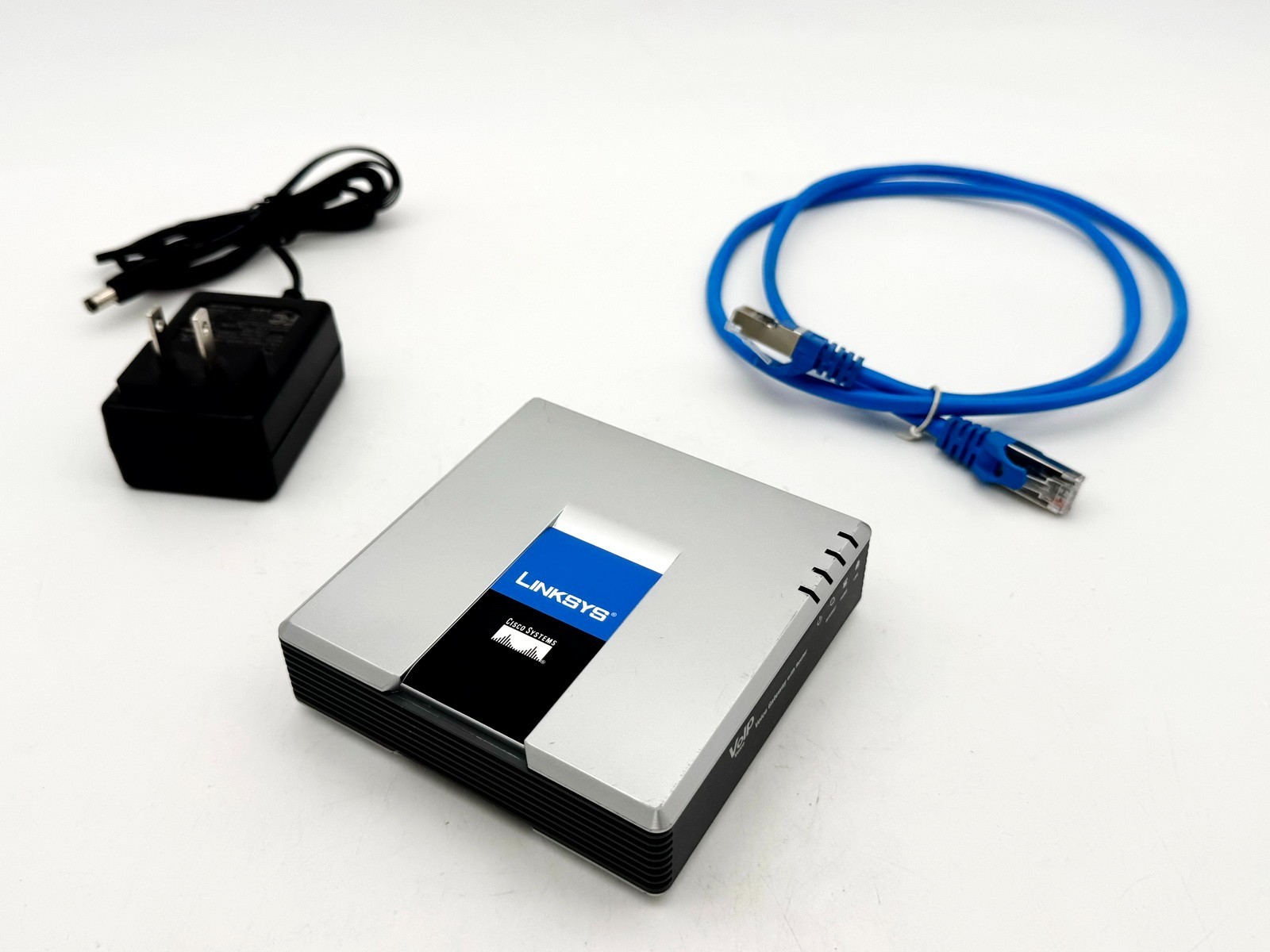 LINKSYS SPA3102 VOICE GATEWAY VOIP ADAPTER WITH BUILT-IN ROUTER W ADAPTER CABLE