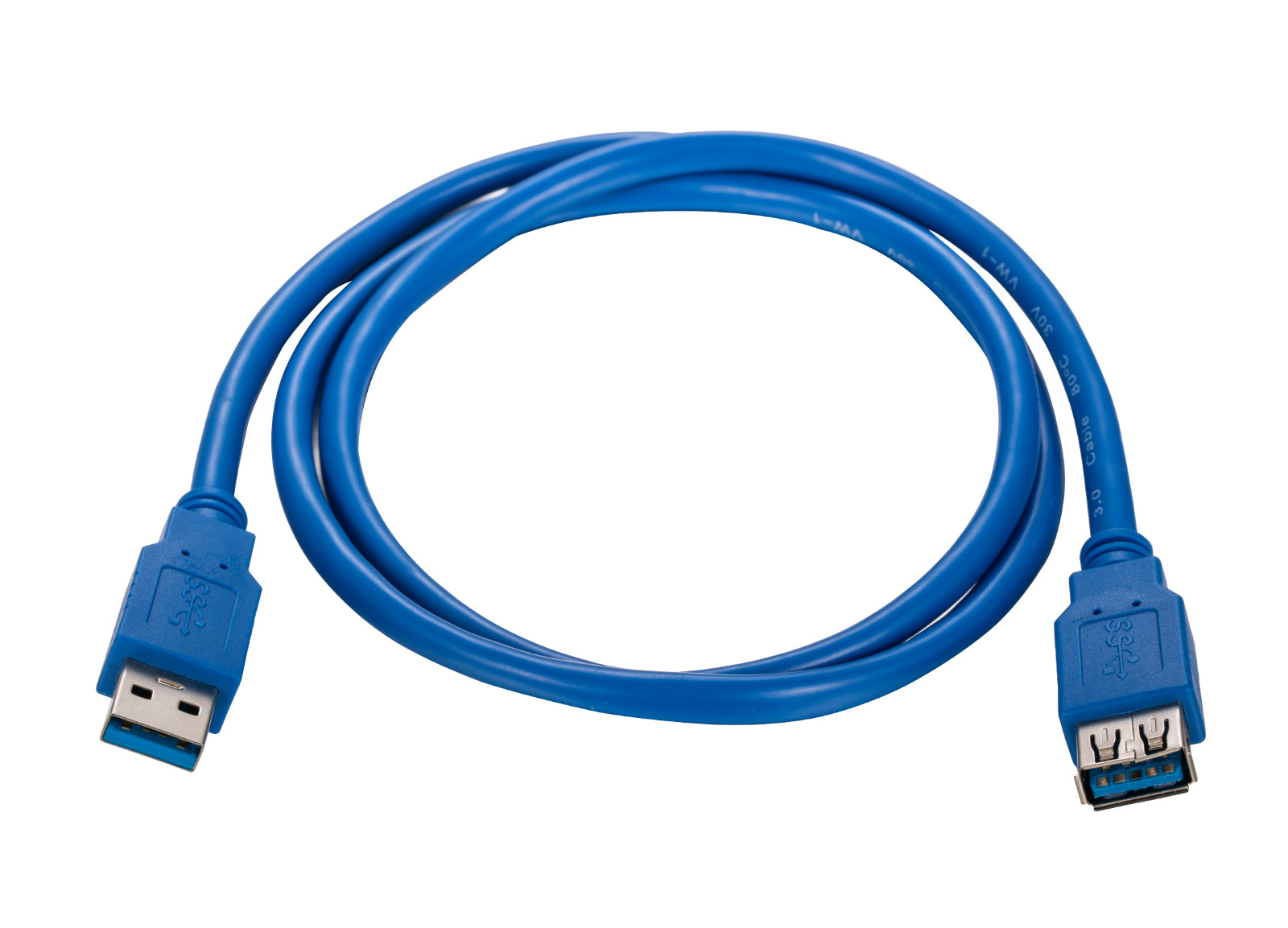 USB 3.0 Extension Cable Blue AM to AF Super Speed EXT Cord 3-15ft Multi-Pack LOT