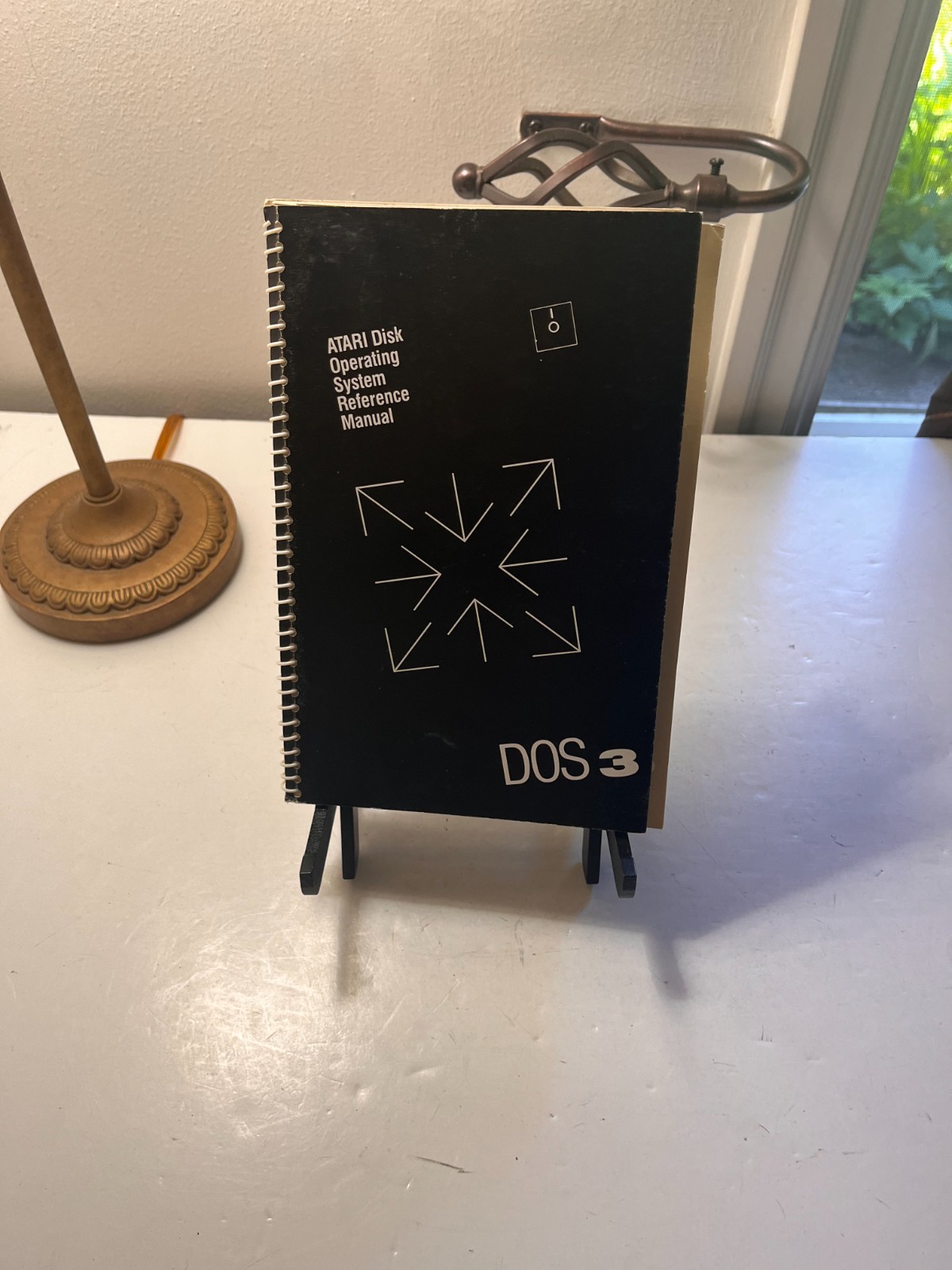 ATARI Disk Operating System III Reference Manual DOS 3 Spiral Bound Vintage