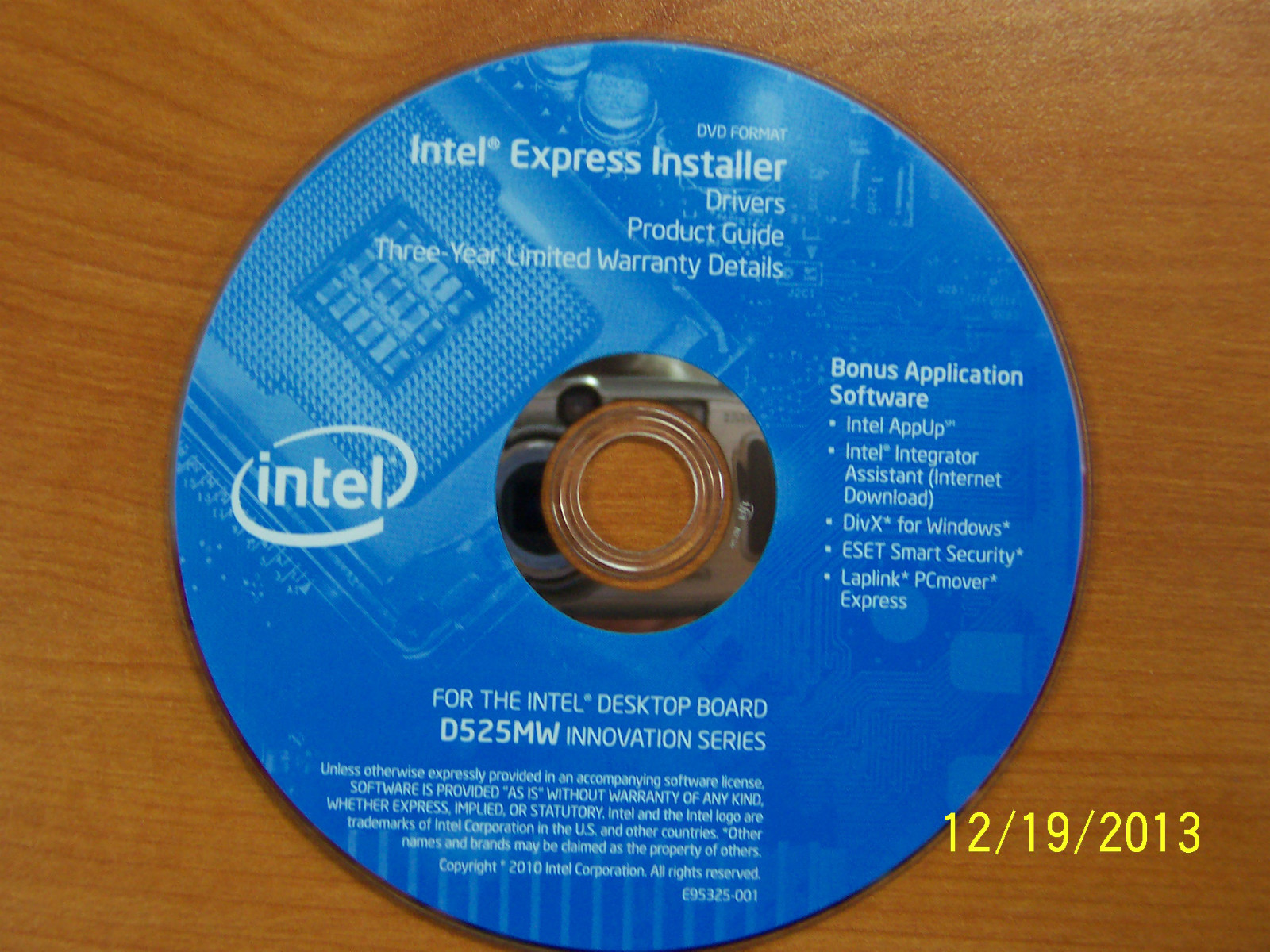 Chose ONE Motherboard CD Intel D845WN D845GLLY D845GLVA  D845HV/WN