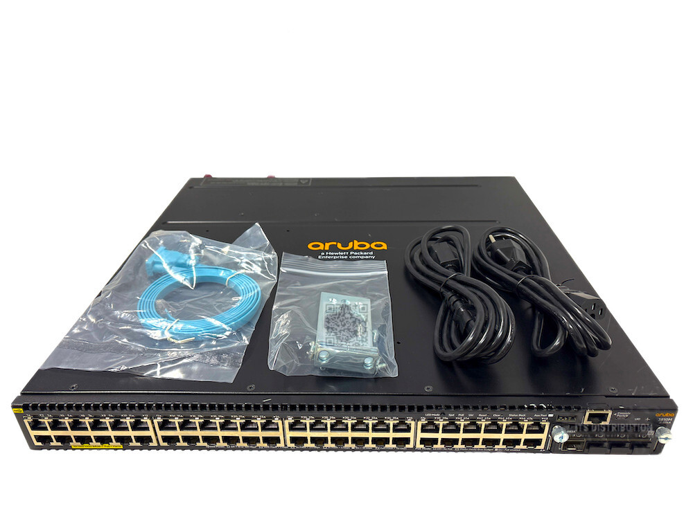 JL074A I HPE Aruba 3810M 48GPoE+ 1Slot Switch 2x PSU JL087A JL084A JL083A BUNDLE