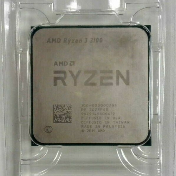 AMD Ryzen 3 3100 3.6-3.9GHz 4Core 8Thread Socket AM4 65W CPU ONLY