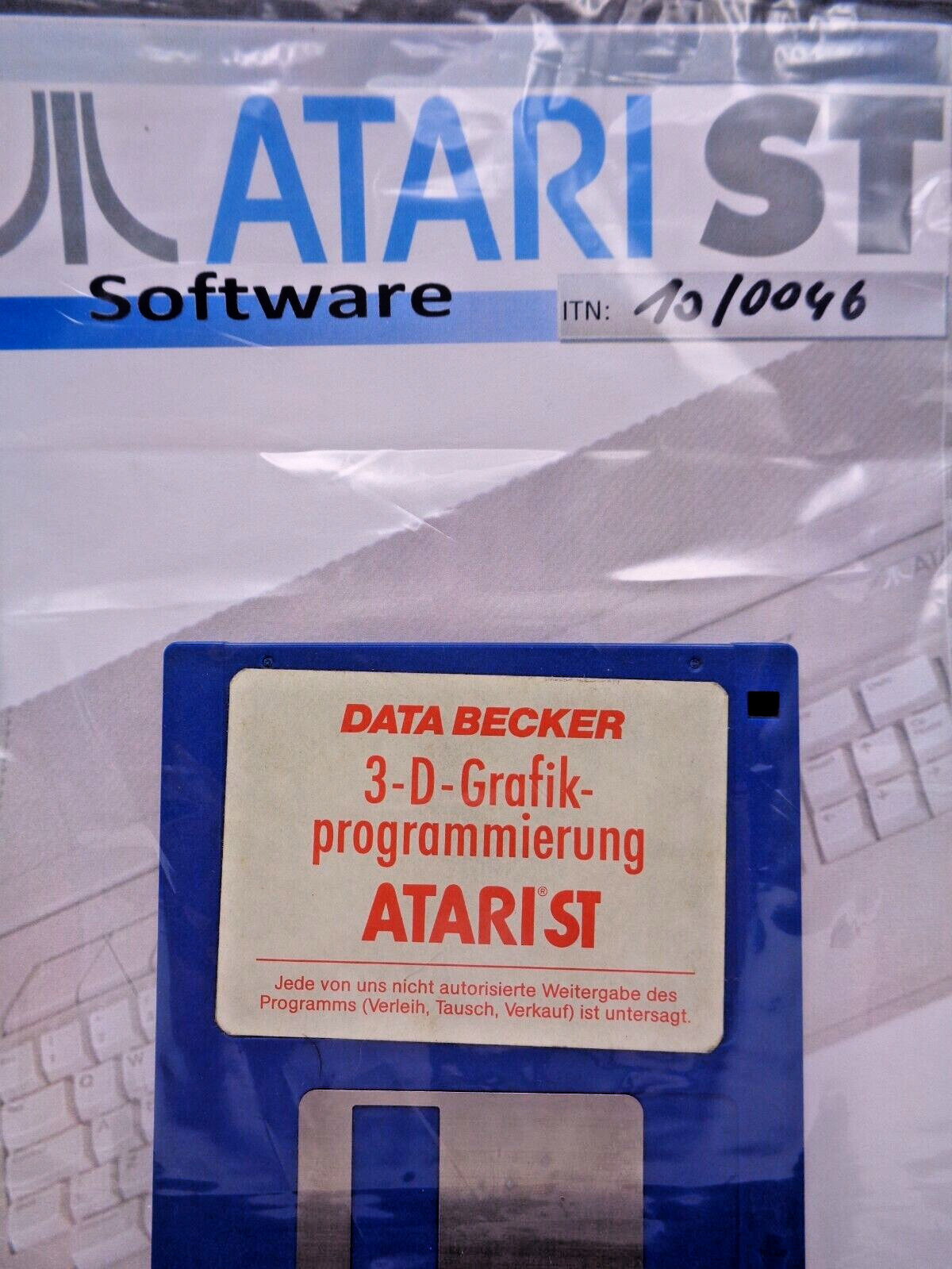 ATARI ST -- 3D GRAPHICS PROGRAMMING (DATA BECKER)