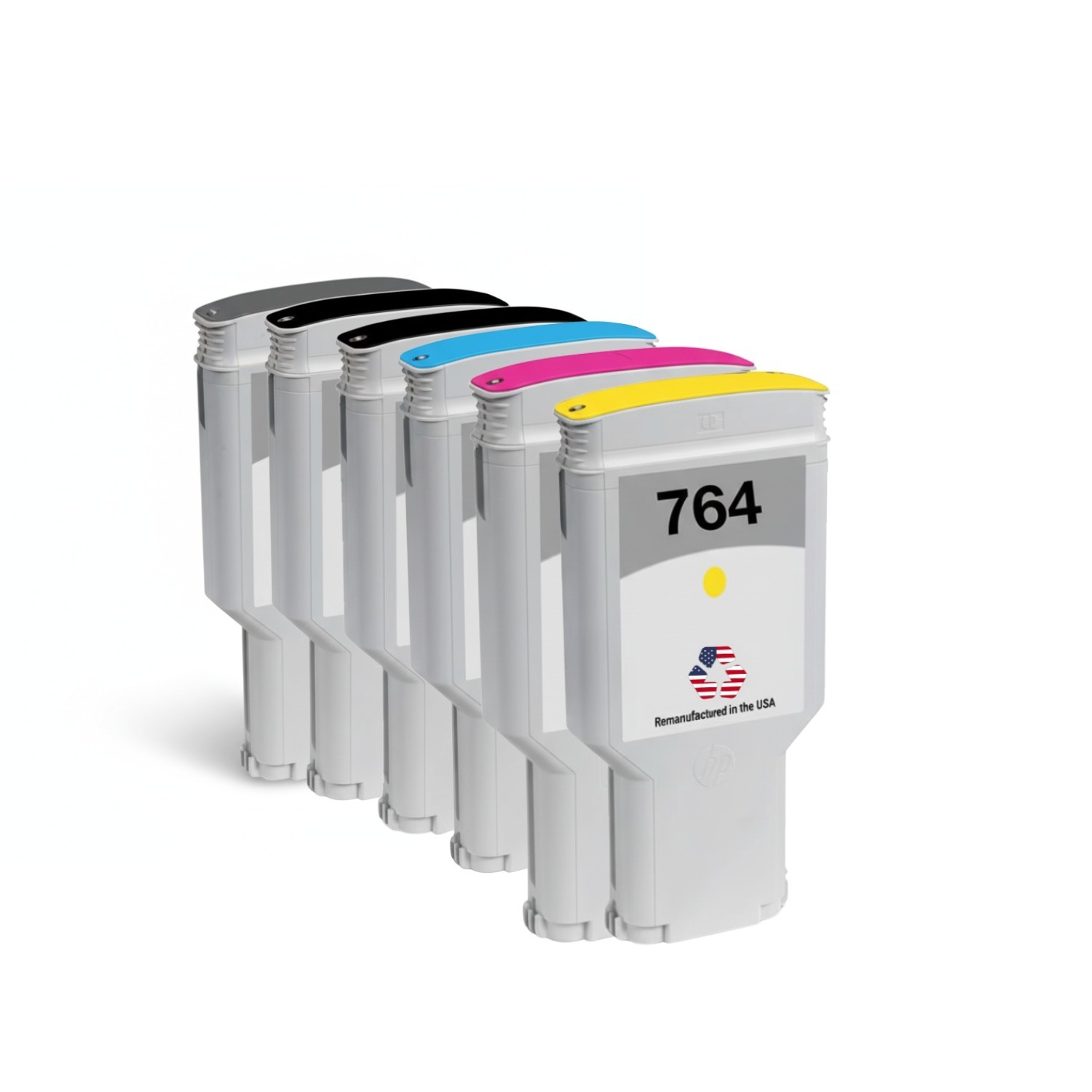 Compatible Ink Cartridge For HP 764 300mL 6pk-USA