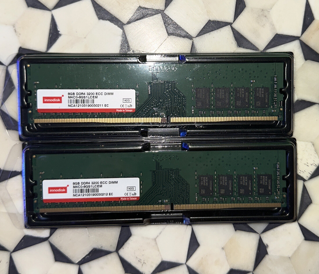 2x8GB DDR4 ECC UDIMM