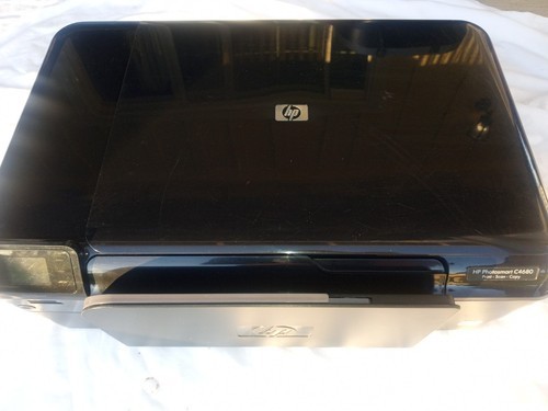 HP PhotoSmart C4680 printer copy scanner touch screen clean tested working