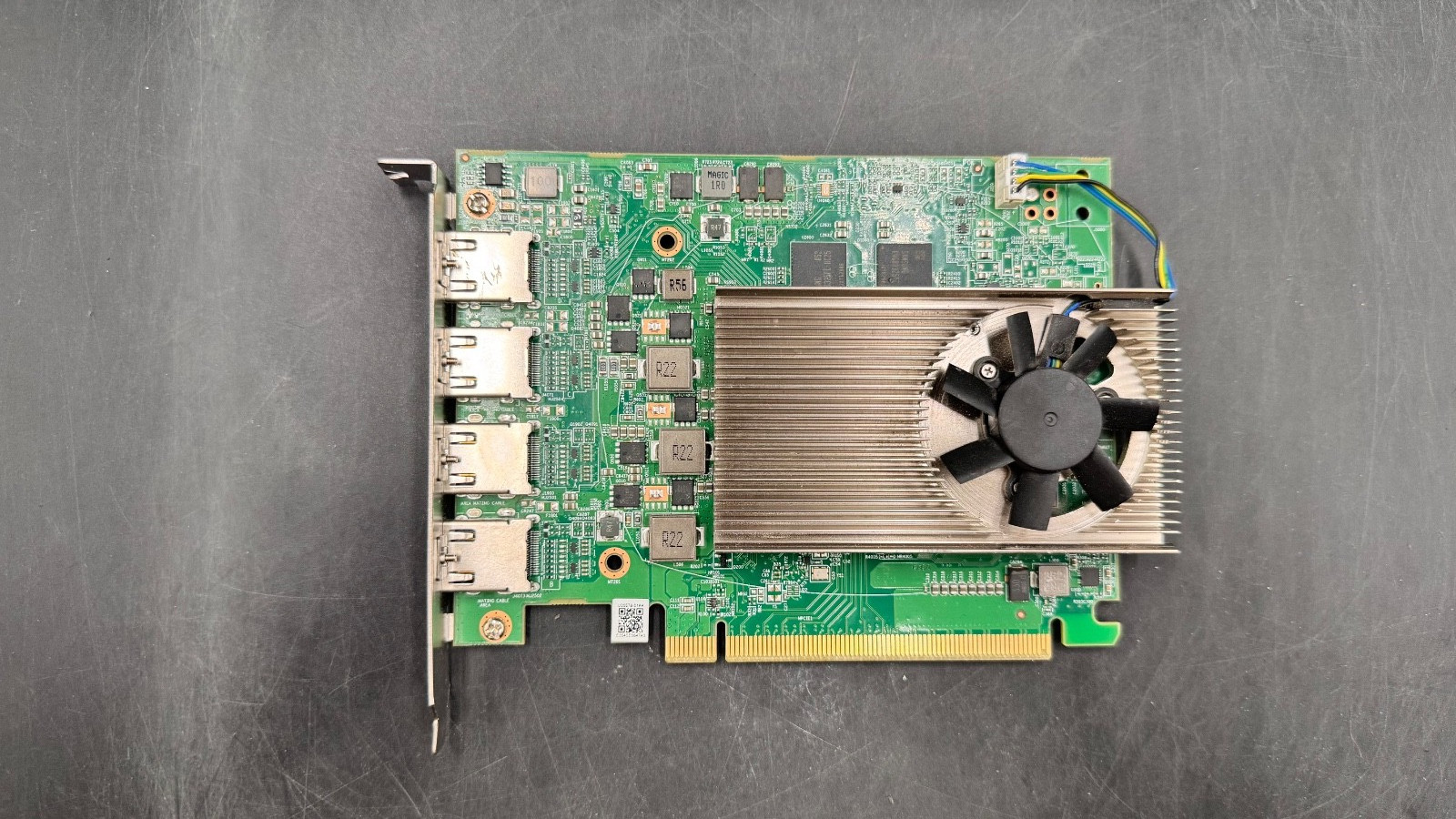 VisionTek AMD Radeon RX 550 4GB GDDR5 4x DisplayPort Video Graphics Card 401921