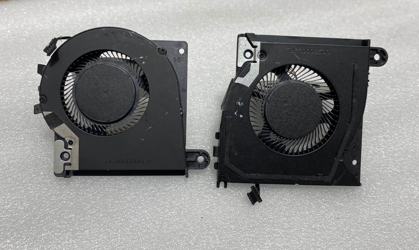 PAIR OF OEM DELL ALIENWARE X17 R1 CPU+ GPU COOLING FANS Dc 12V 0J01R0 0W7KC4 P13