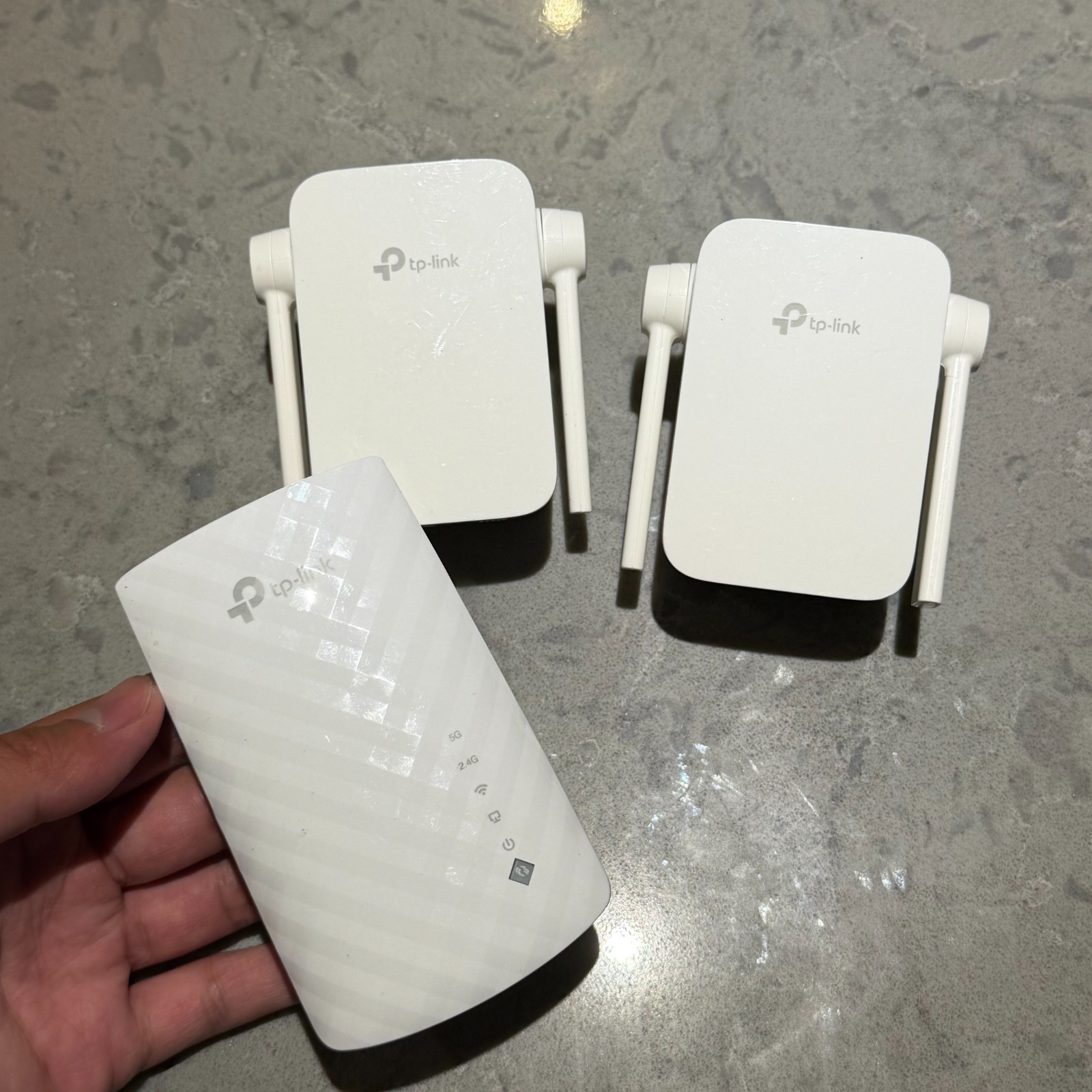 TP-Link AC750 WiFi Range Extender RE205 RE220 White Pack of 3 FAST SHIP