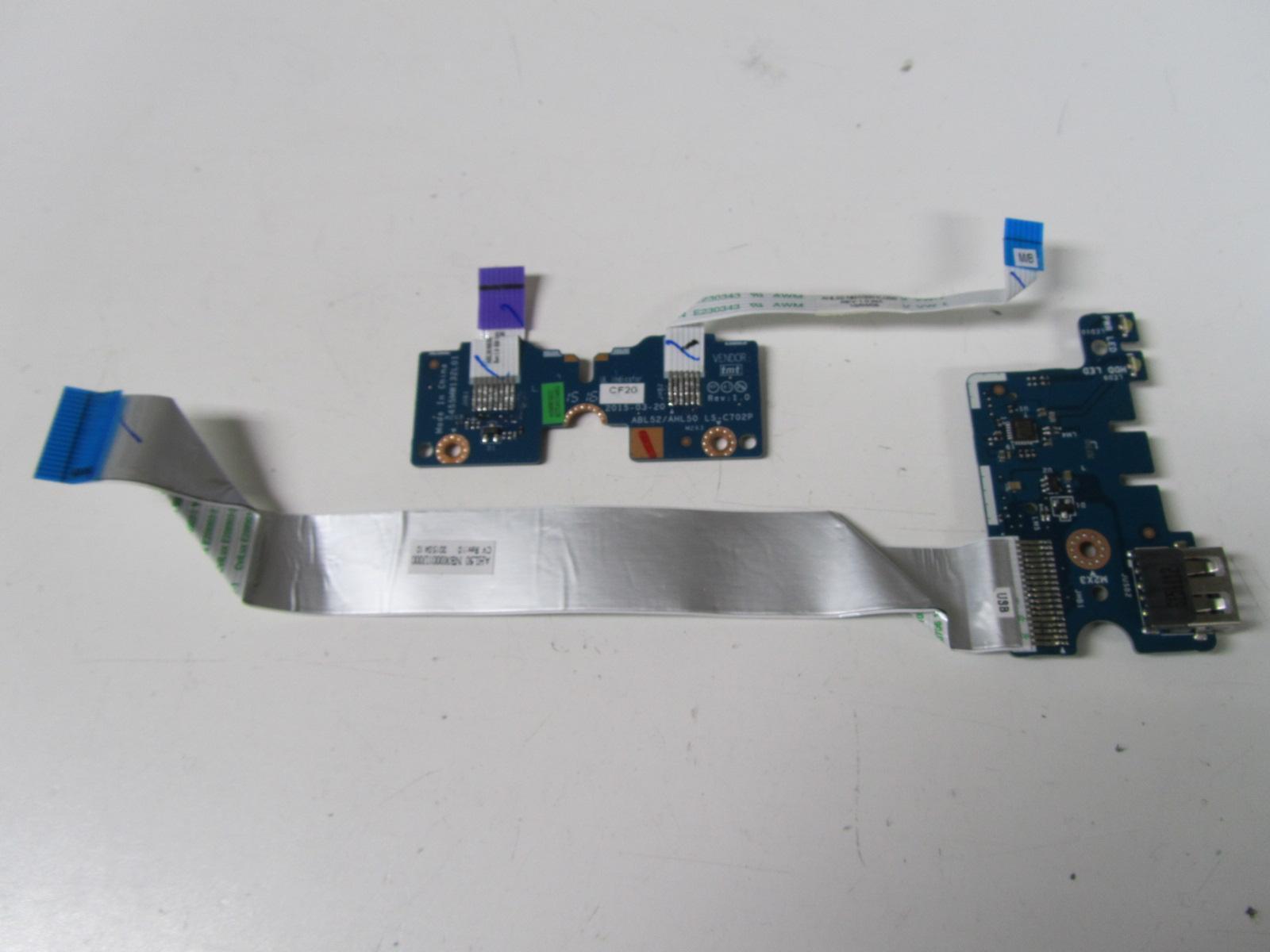 HP 15-AC141DX USB & Touchpad Board Set - LS-C705P LS-C702P - Tested