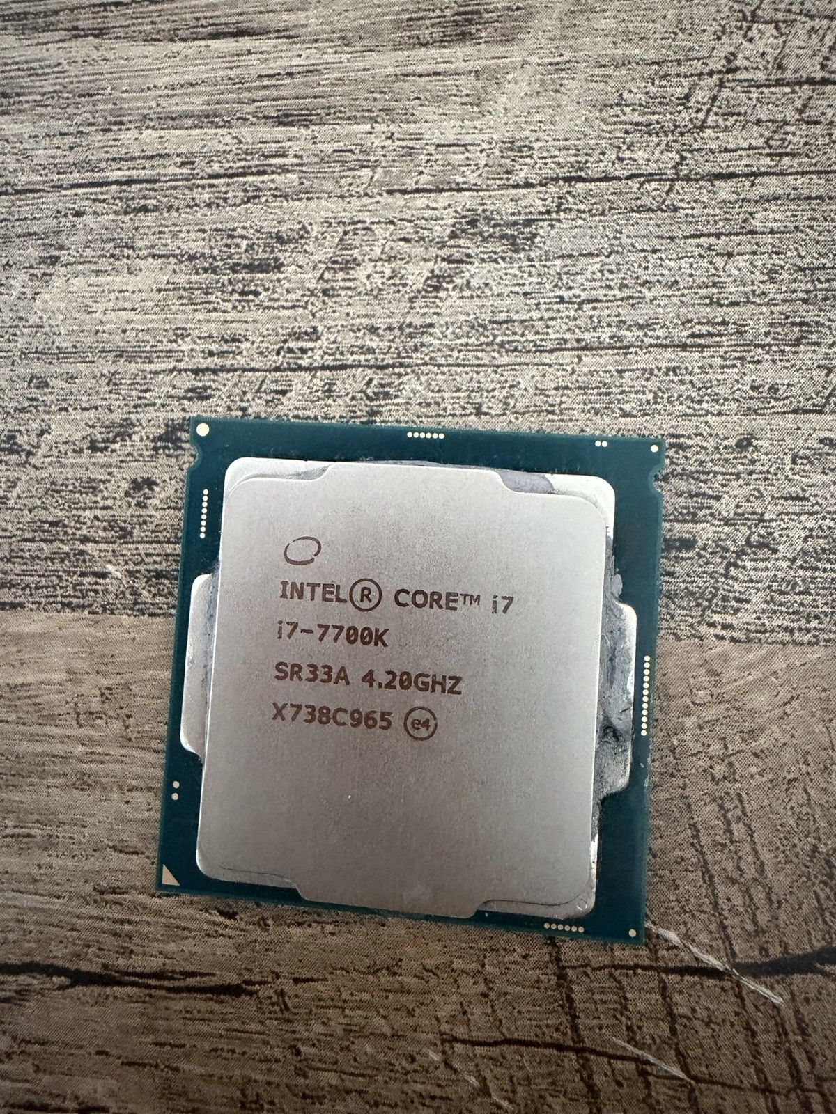 Intel Core i7-7700K 4.20GHz Quad Core SR33A 8 Thread LGA 1151
