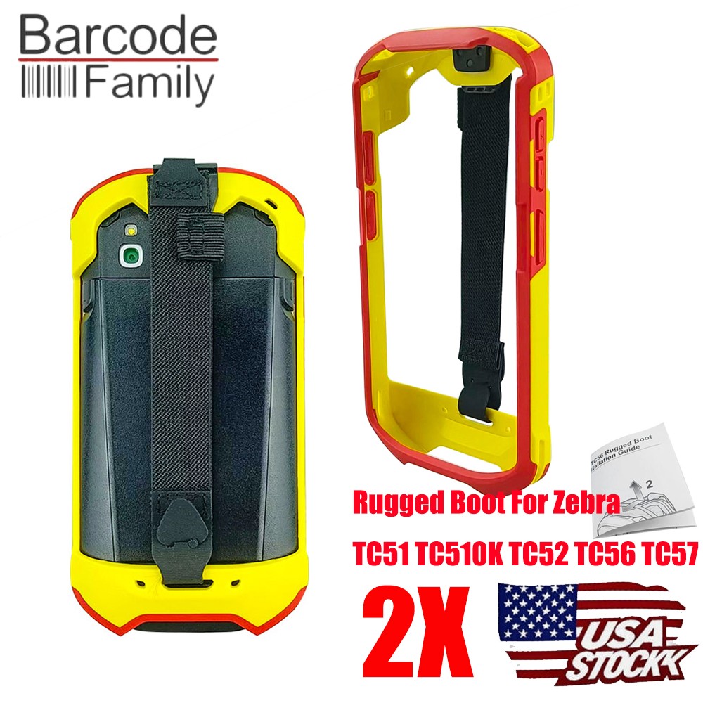 2X Protective Cover Case for Zebra TC51 TC52 TC56 TC57 TC510K SG-TC5X-EXO1-01