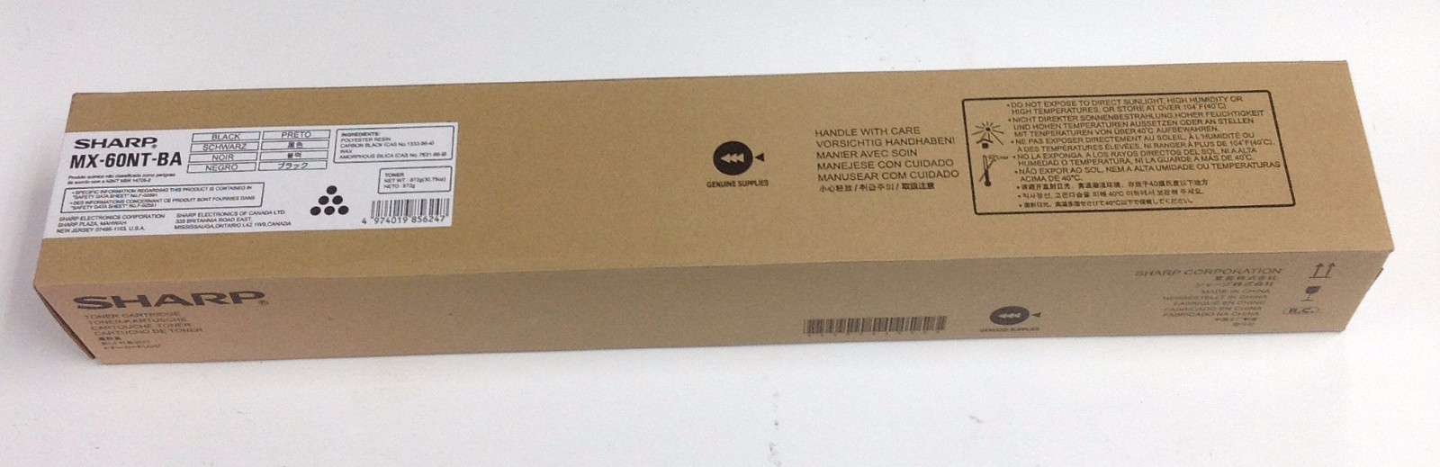NEW Genuine Sharp Black Toner MX-60NT-BA MX60NTBA