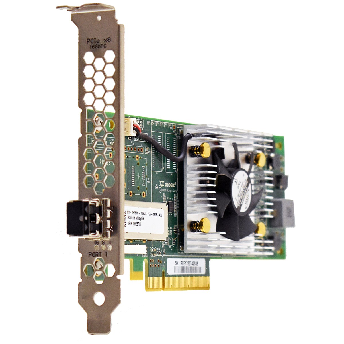 HP Qlogic QLE2660-HP Network Card 1x 16Gbps FC Port PCIe QW971-63001 699764-00