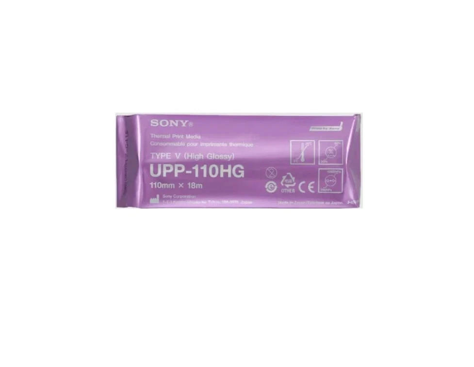 Sony OEM UPP-110HG Thermal Ultrasound Paper Film - Lot of 3 Rolls