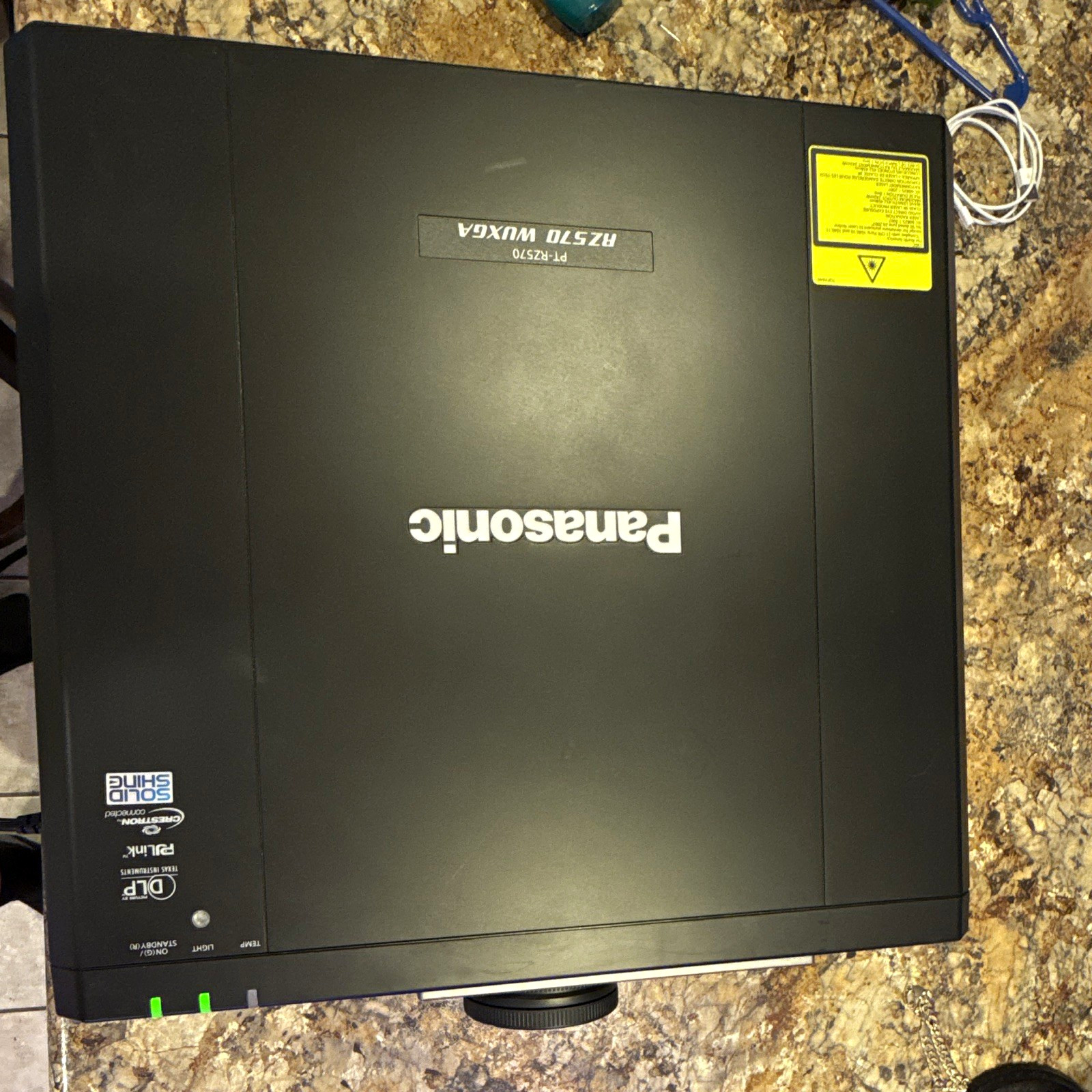 Panasonic PT-RZ570 DLP Projector Black WUXGA 5400 Lumens 20000:1 16:10