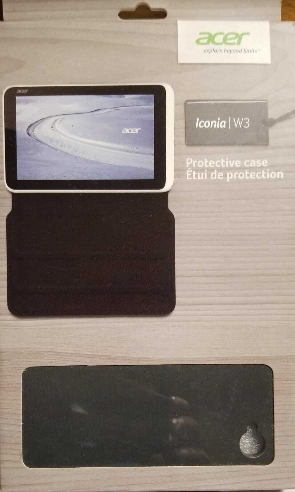 Acer Protective Cover For W3-810 Tablet Dark Gray Case Folding Folio 