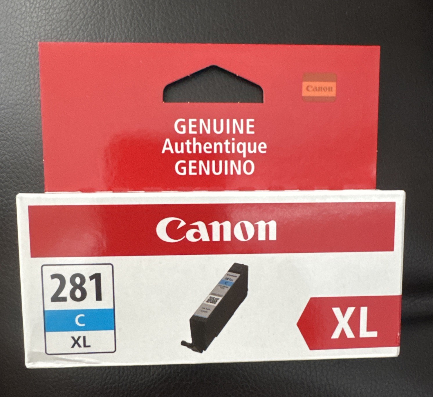 Genuine Canon CLI-281 XL Cyan Original Ink Tank Cartridge Inkjet New Sealed
