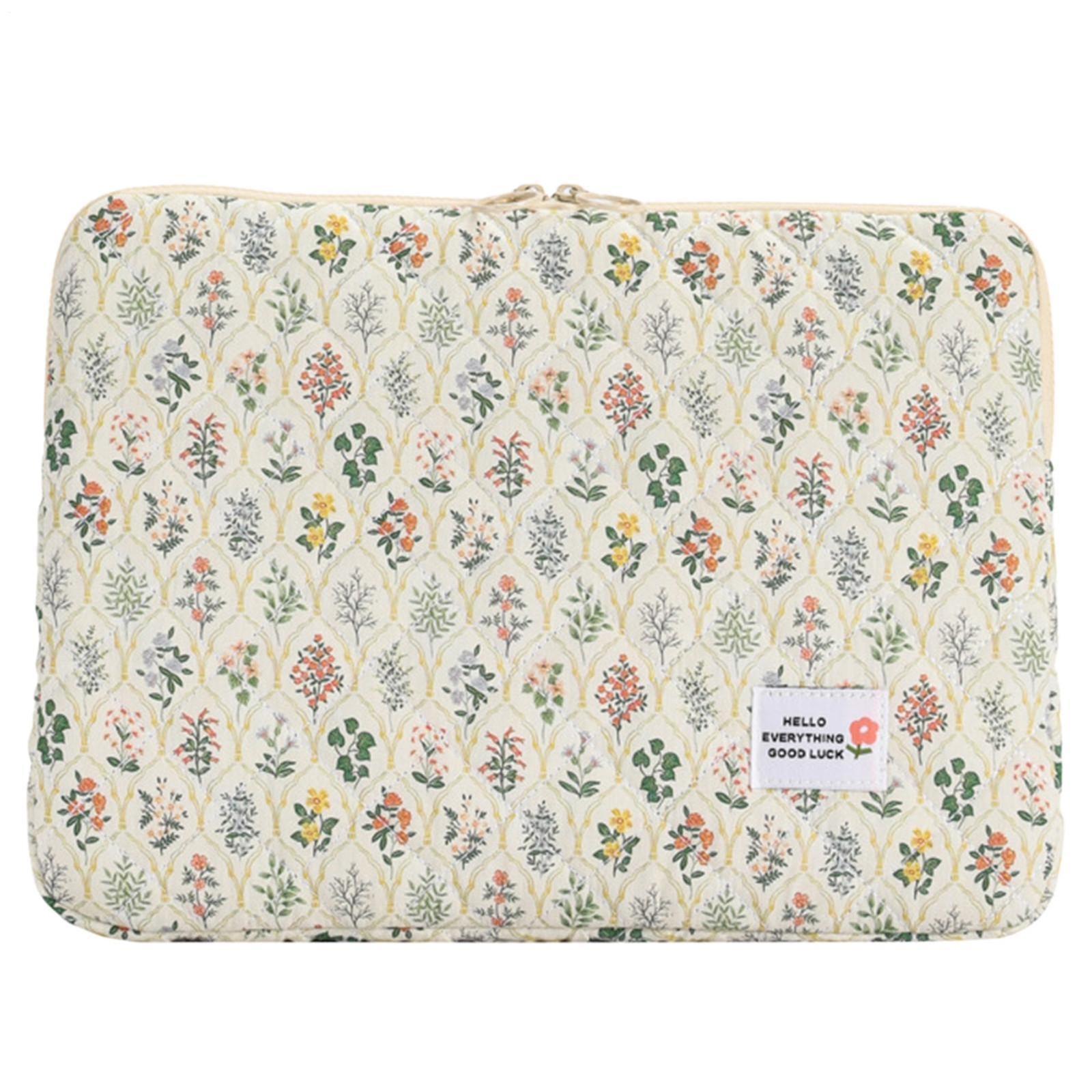 1pc Laptop Bag Sleeve Case Cover Floral Tablet Protective Case for 11 13 14 inch