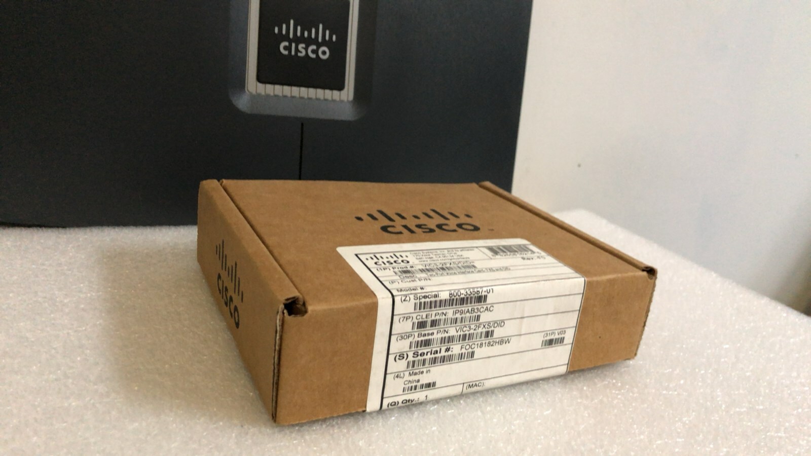 NEW CISCO VIC3-2FXS/DID 3rd 2-Port High-Density Voice-Fax Interface Card SEALED