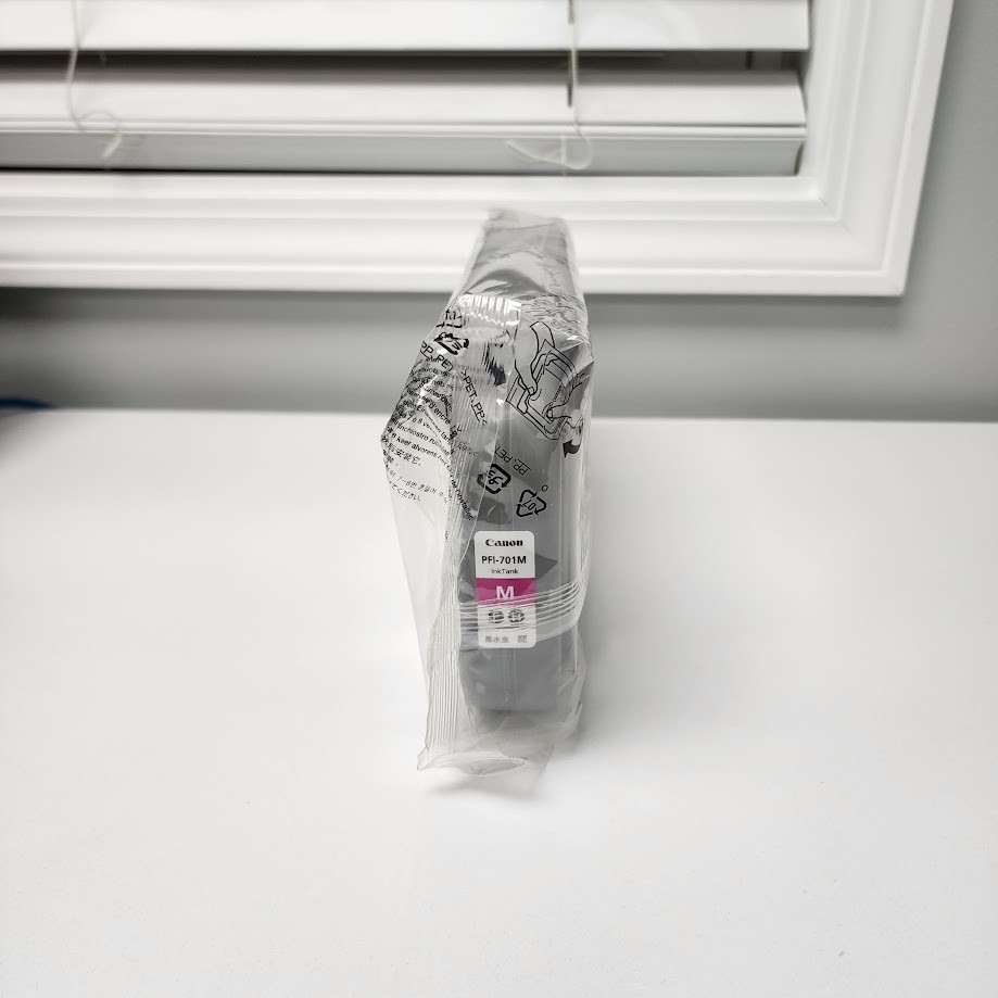 Canon PFI-701M Magenta Ink Tank (700 ml) Exp 2015