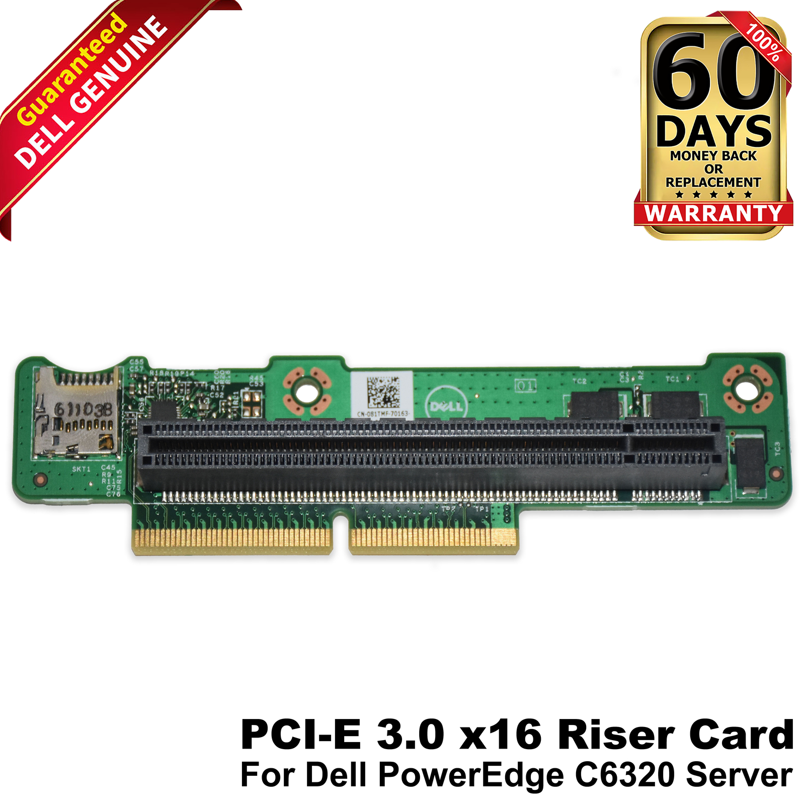 Dell PowerEdge C6320 C6320P Server X6 Expansion Riser Card Board 81TMF
