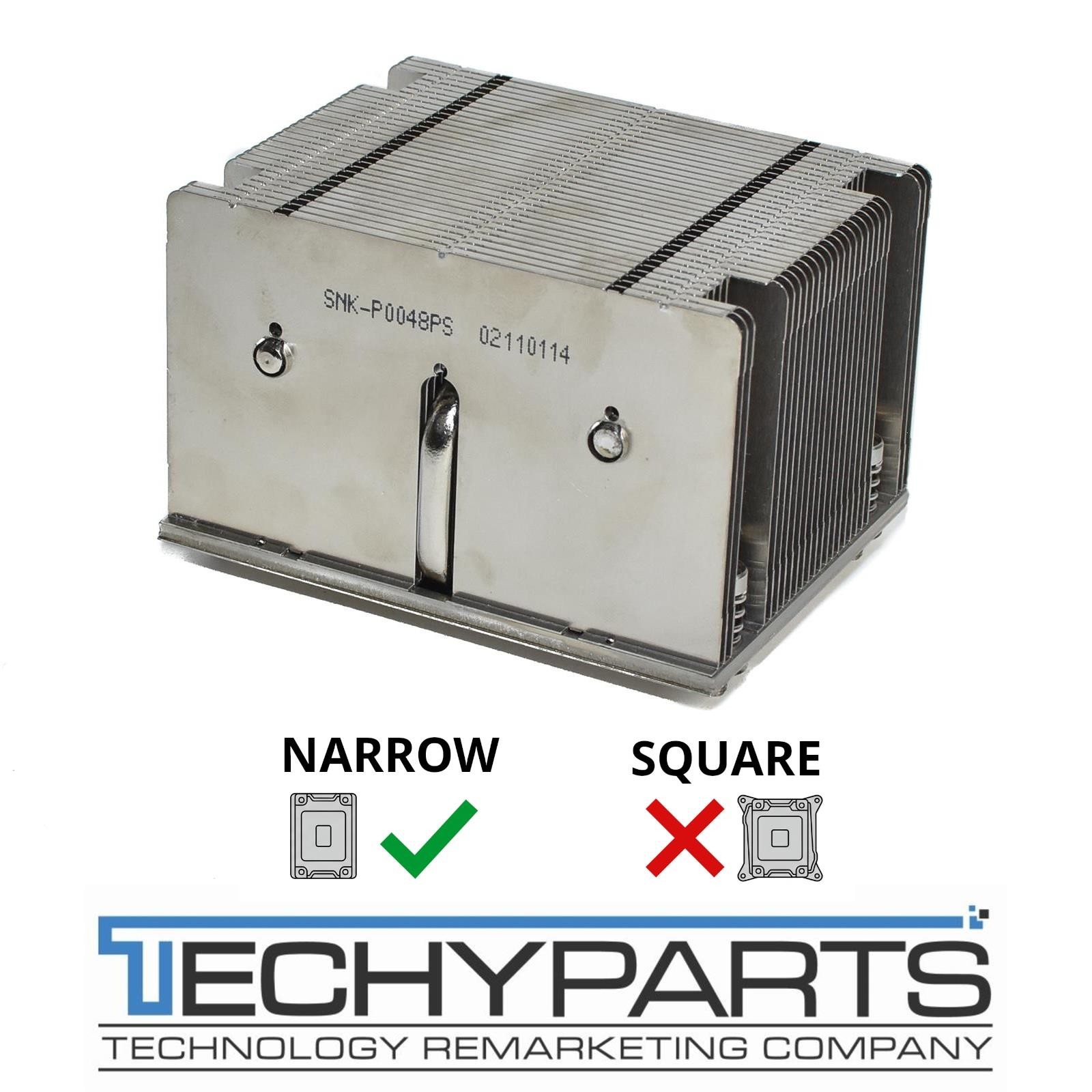 Supermicro SNK-P0048PS 2U Passive Heatsink for Sockets LGA 2011 Narrow ILM
