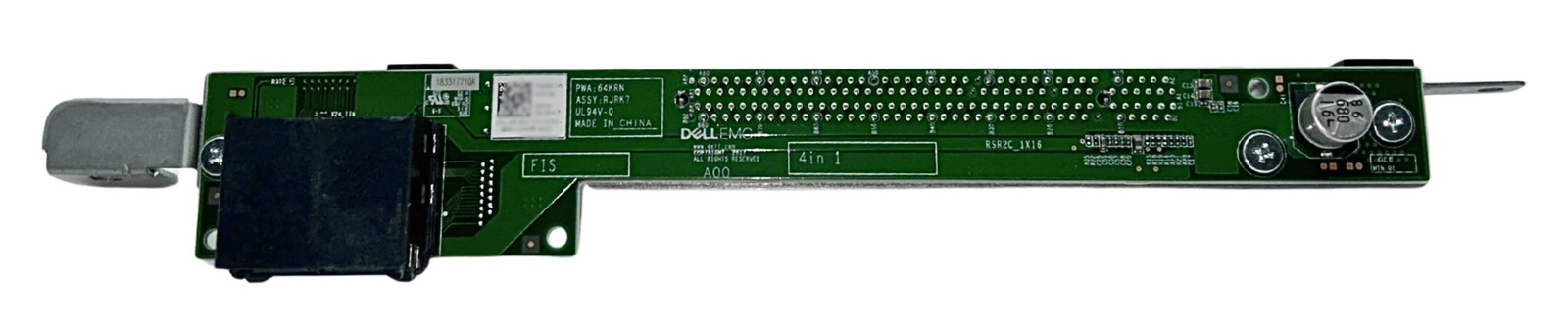 Dell 0RJRK7 Riser Board 2C 1X16 2 CPU R740/XD