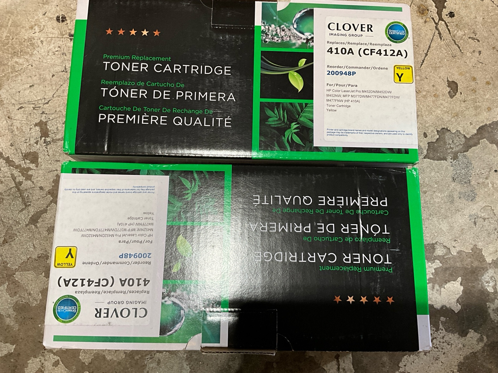 Clover Imaging Yellow Toner Cartridge for HP 410A (CF412A) - 1 pack