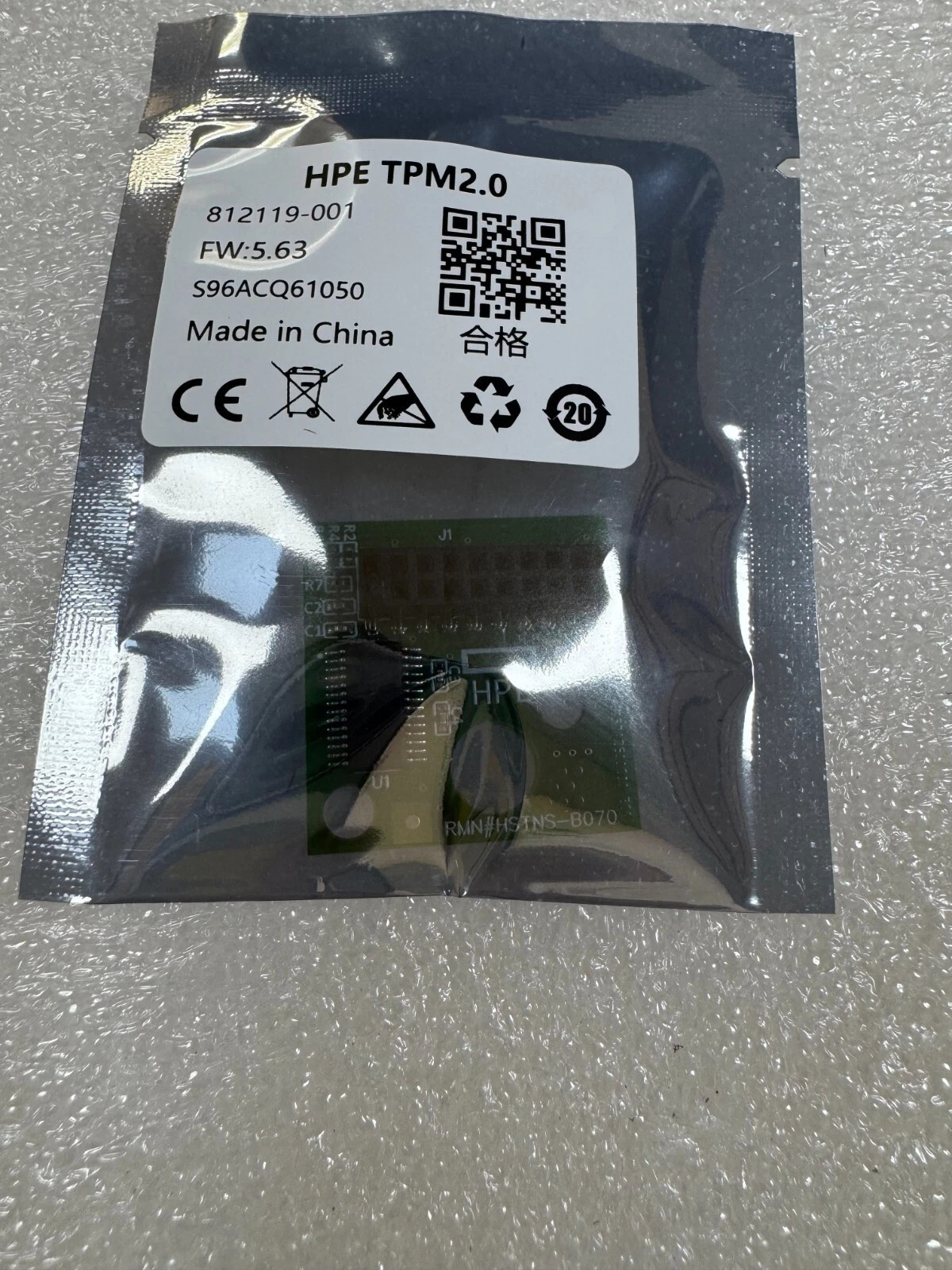 New HP TPM Trusted Platform Module Version 2.0 ProLiant G9 812119-001 745821-001