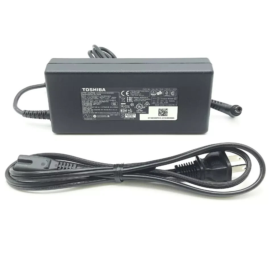 New Genuine Toshiba Power Supply Adapter 19V 6.32A 120W OEM for PA-1121-28
