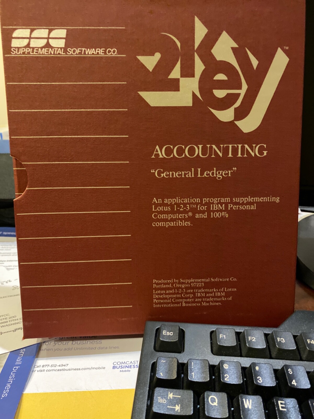 BRAND NEW 2Key ACCOUNTING General Ledger  supplementing Lotus 123 for PCs