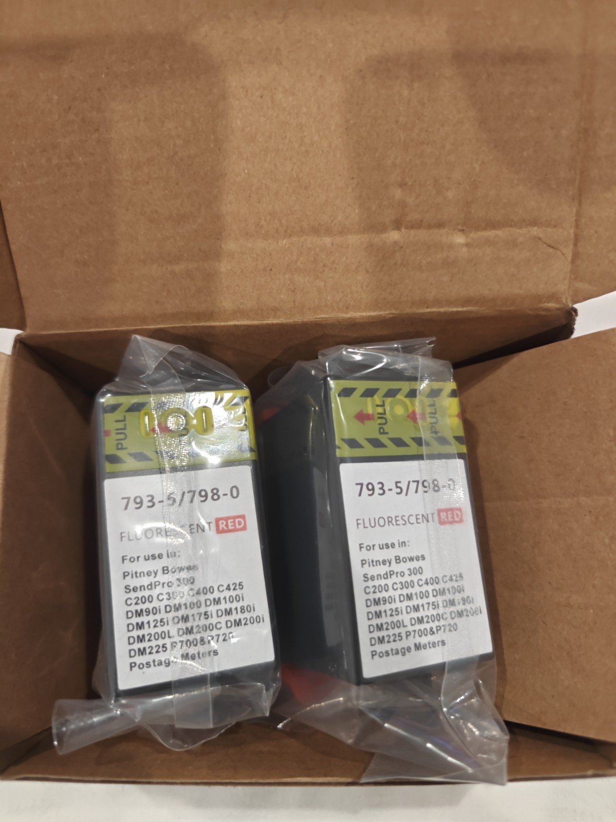TONINKAR 793-5 / SL-798-0 Replacement Fluorescent Red Ink Cartridge for SendPro