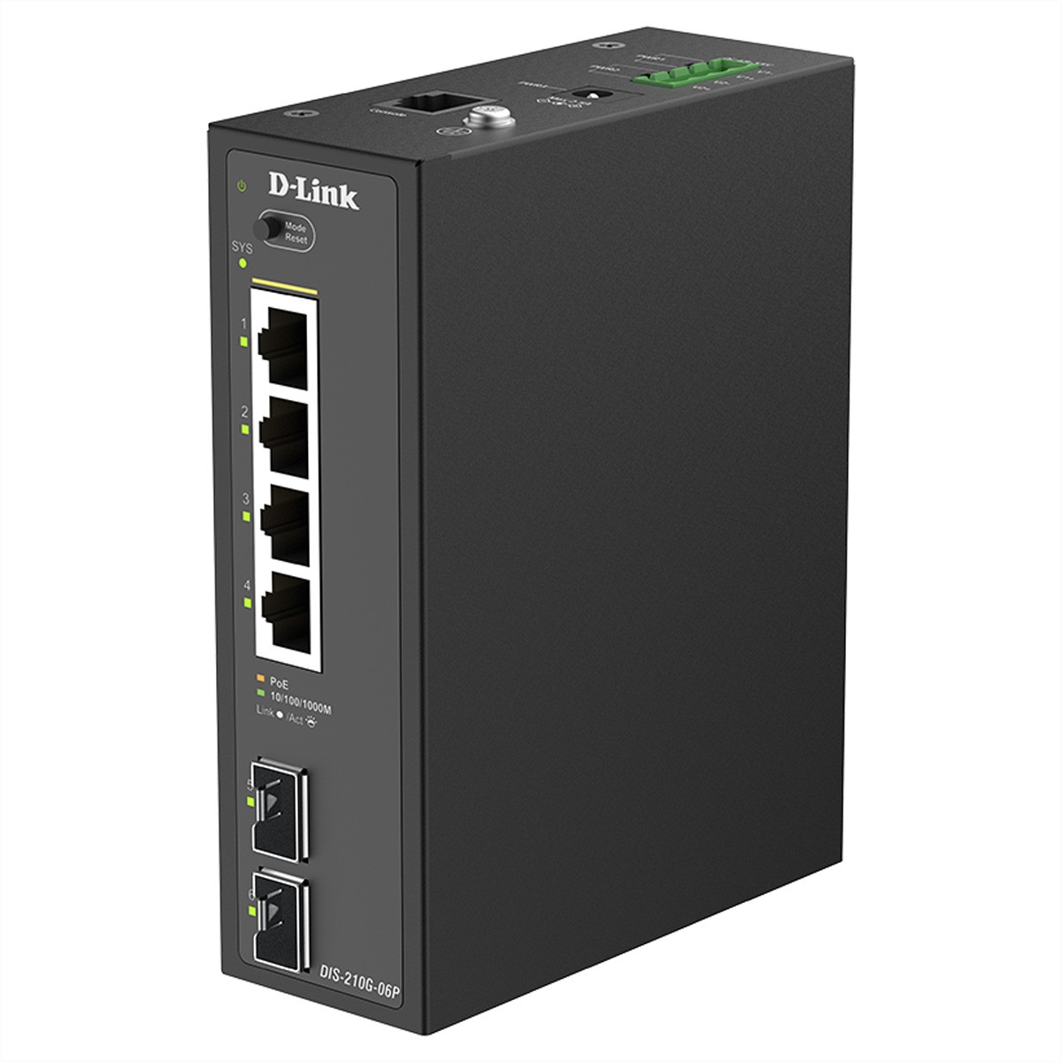 D-Link DIS-210G-06P Switch Smart Managed PoE Industrial 1Gbps ~D~