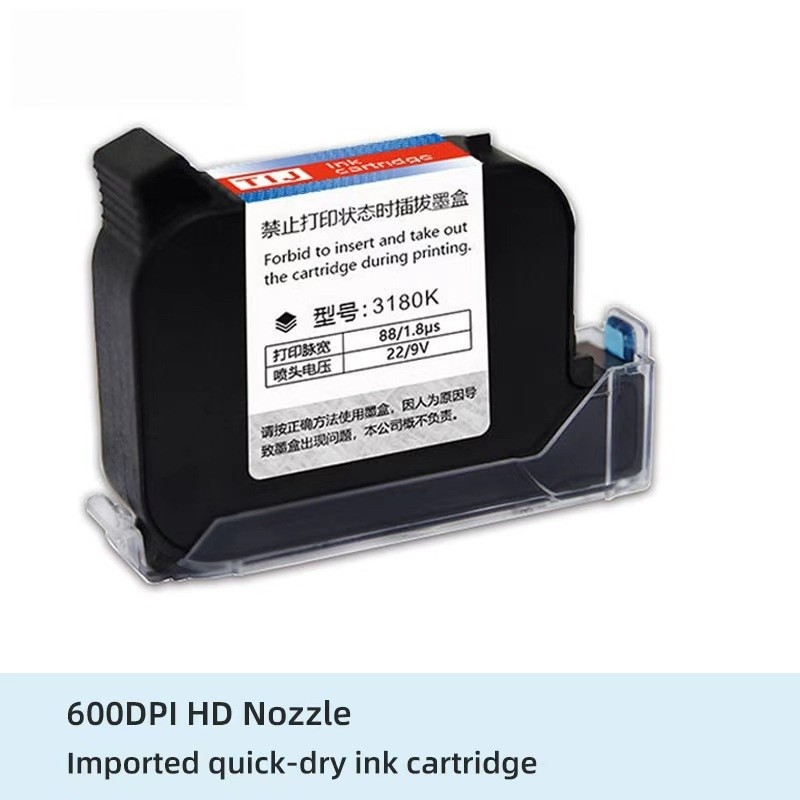 3 pieces Fast Dry Quick-Drying Solvent Based Handheld Printer Ink Cartridge