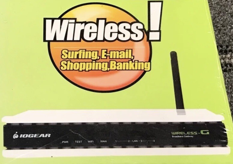 IOGear Wireless-G Broadband Wifi Router MPN: GWA504  A++