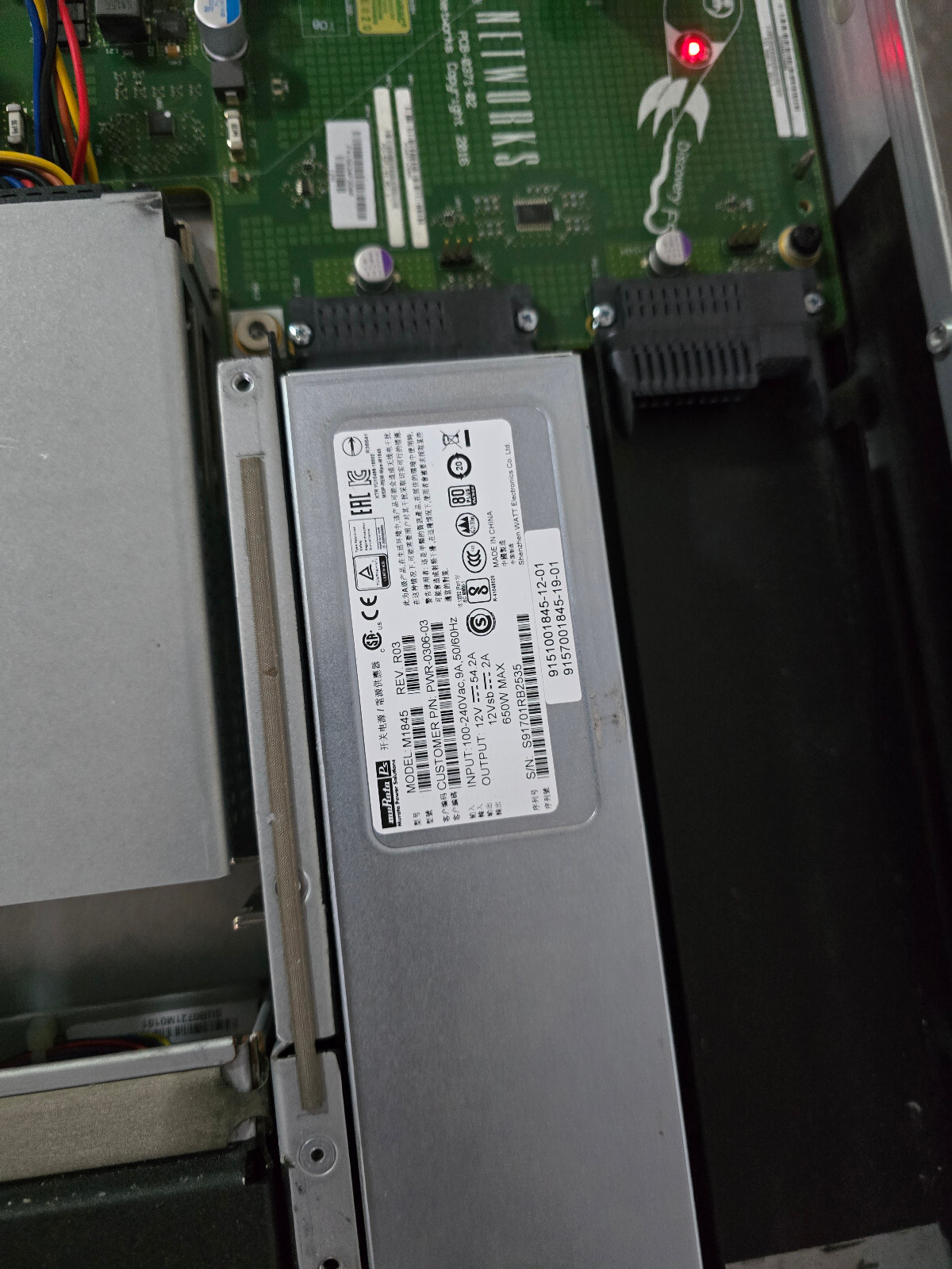 F5- BIG-IP M1845 PWR-0306-03 Power Supply FOR i5000 i7000 i10000 Murata