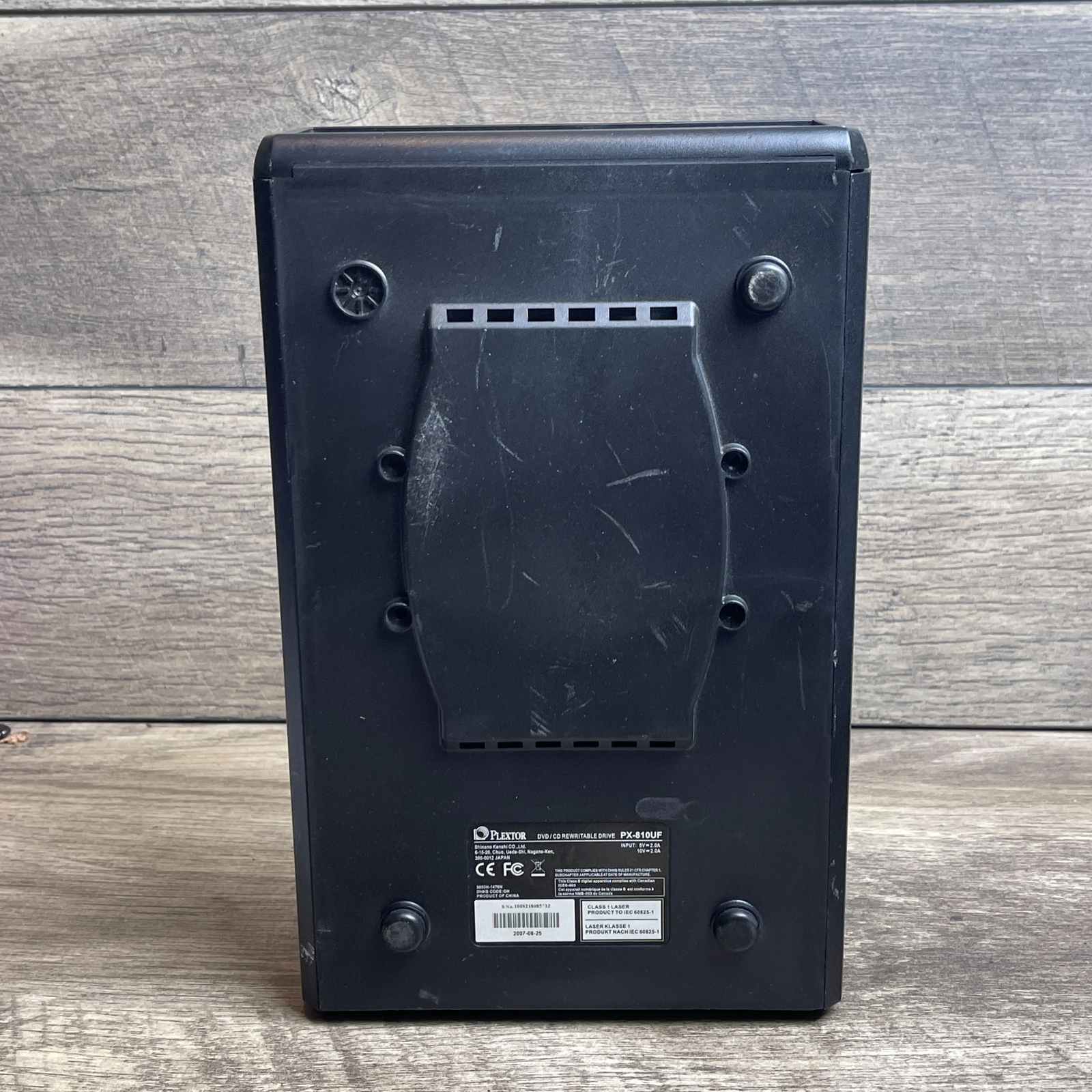 Plextor PX-810UF Black FireWire USB 2.0 Super Multi DVD+RW External Drive