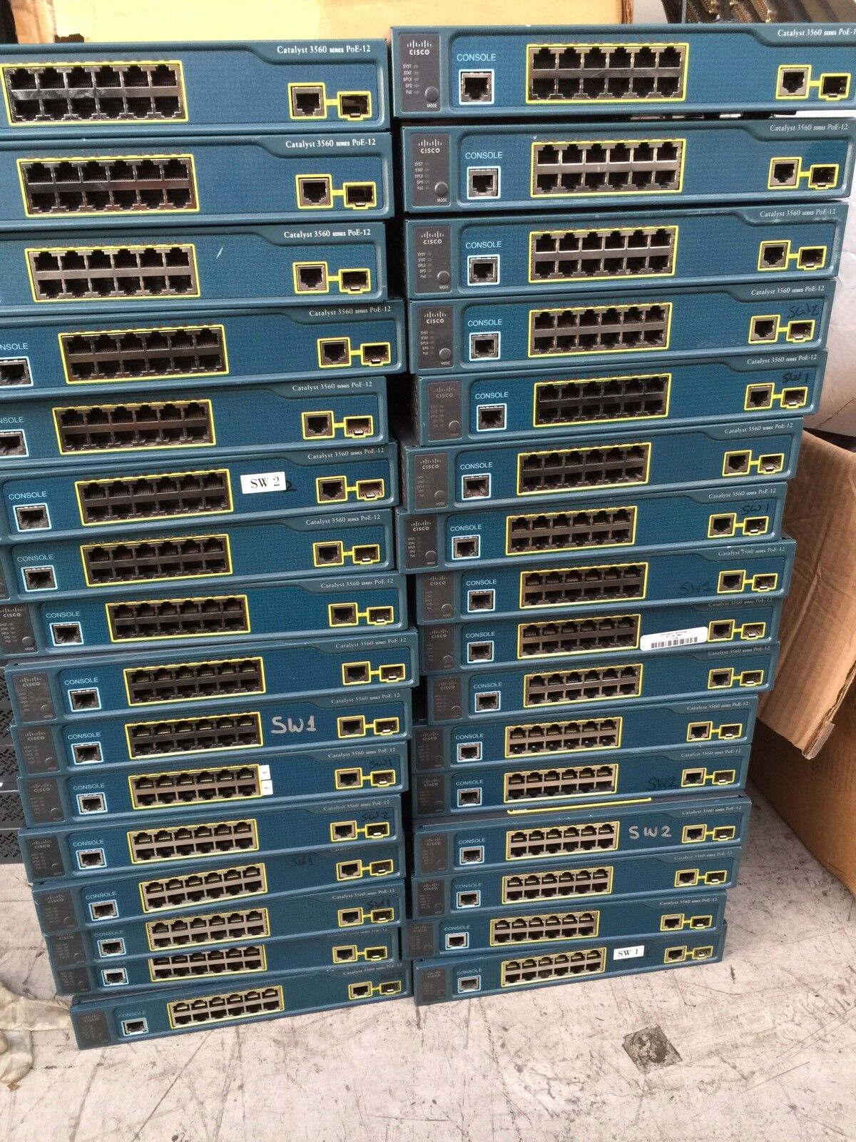 Cisco Catalyst 3560 Series PoE 12.great Working Condition.30 Days Money Back